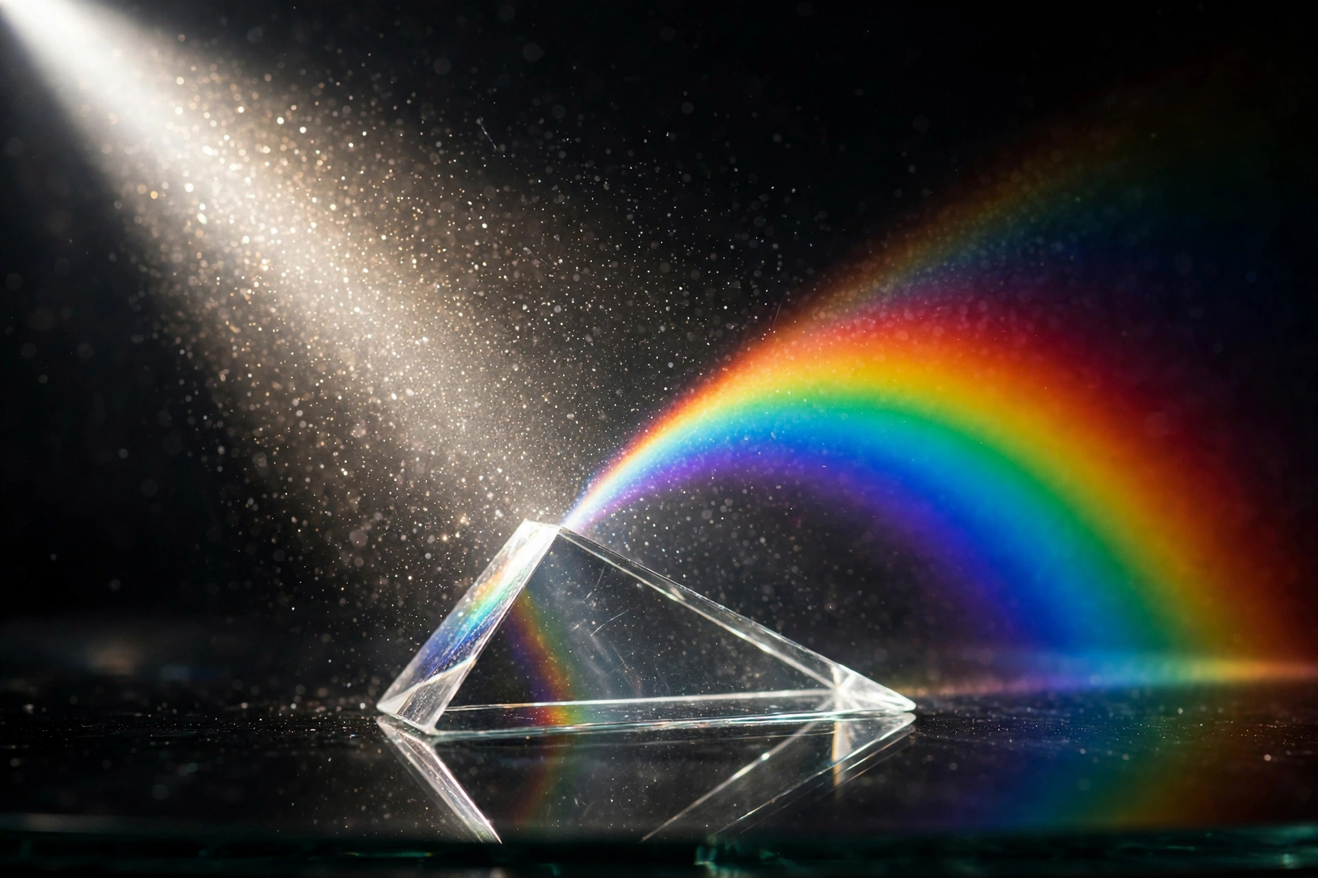 Glass Prism Refraction