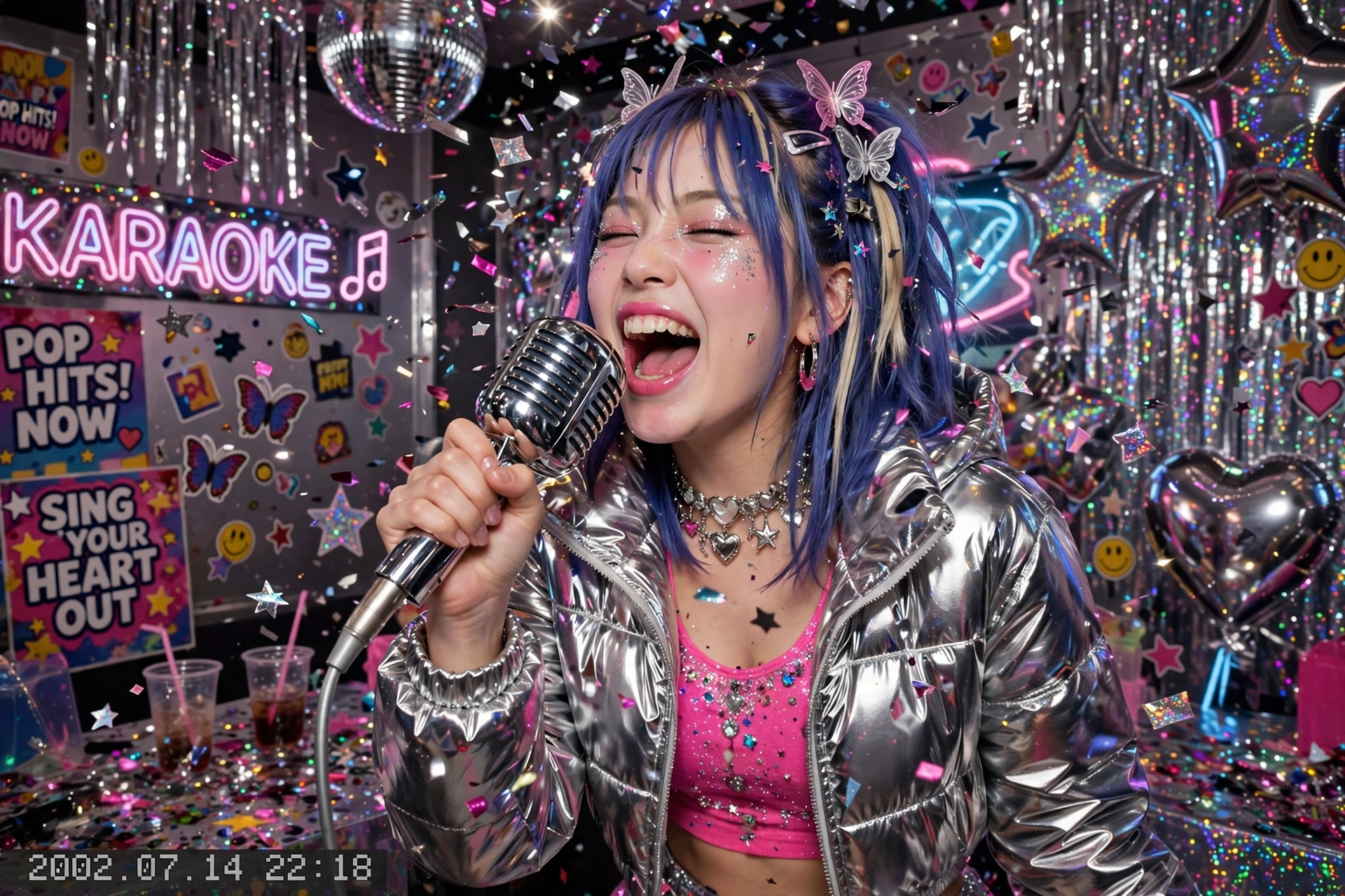 Glitter Confetti Rain