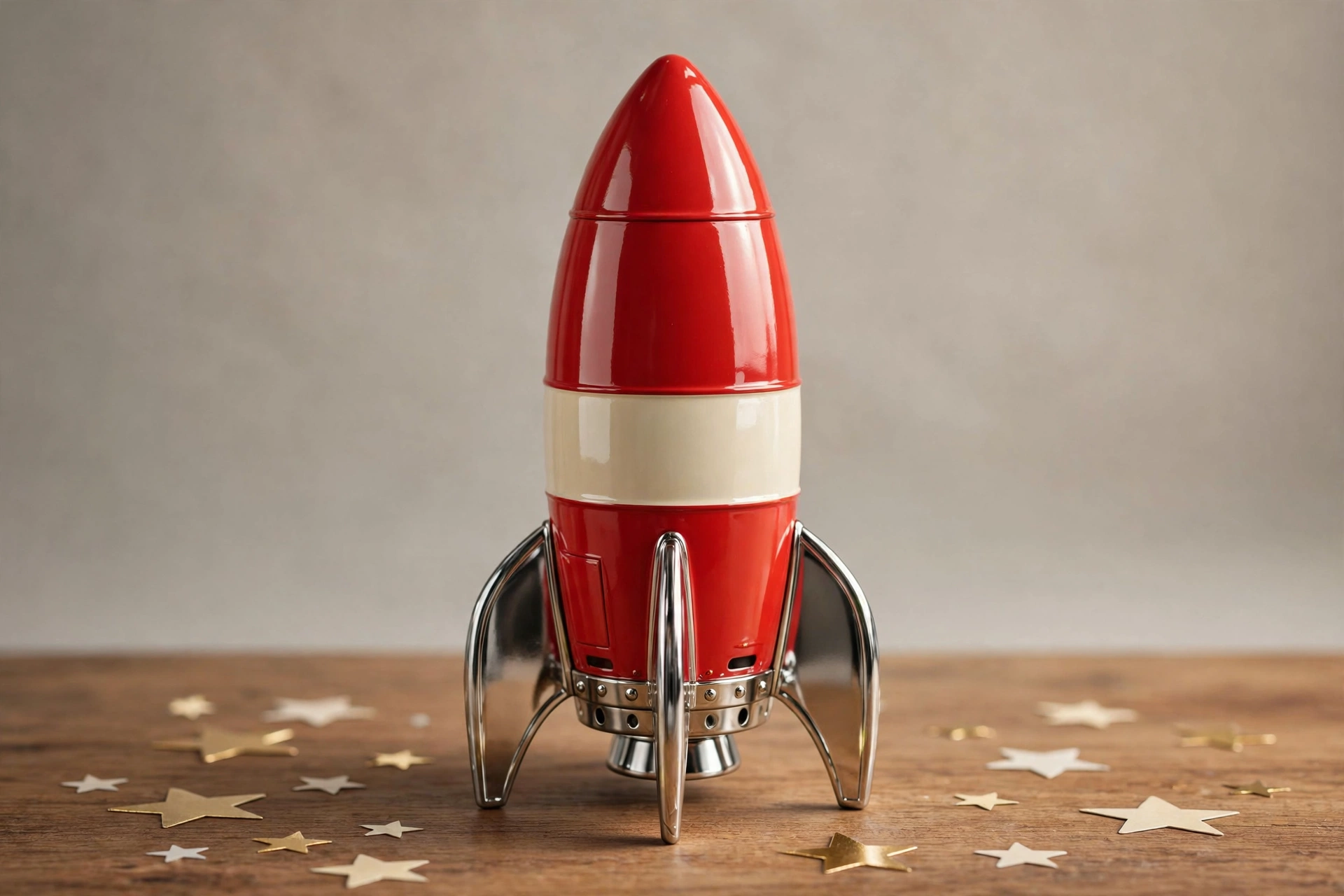 Glossy Rocket Toy