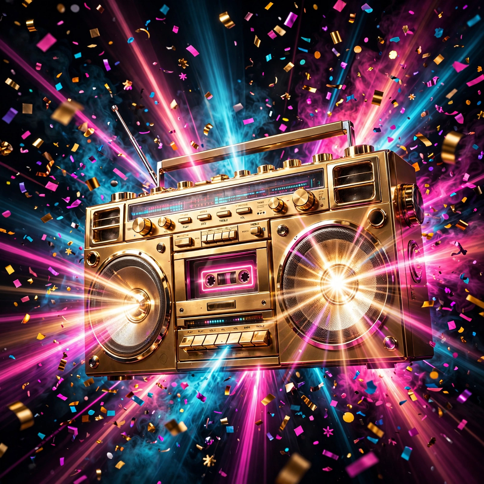Gold Boombox