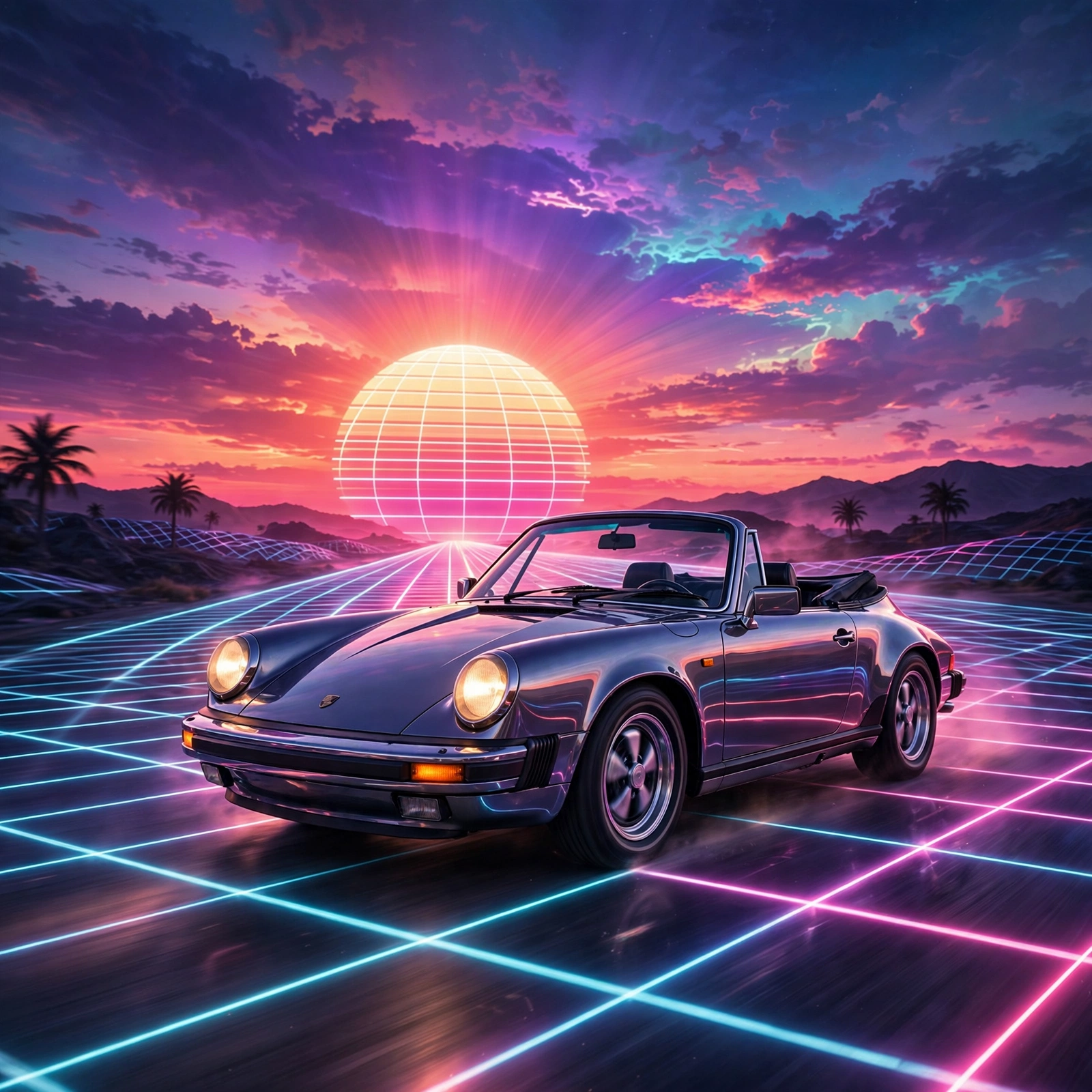 Grid Sunset Drive