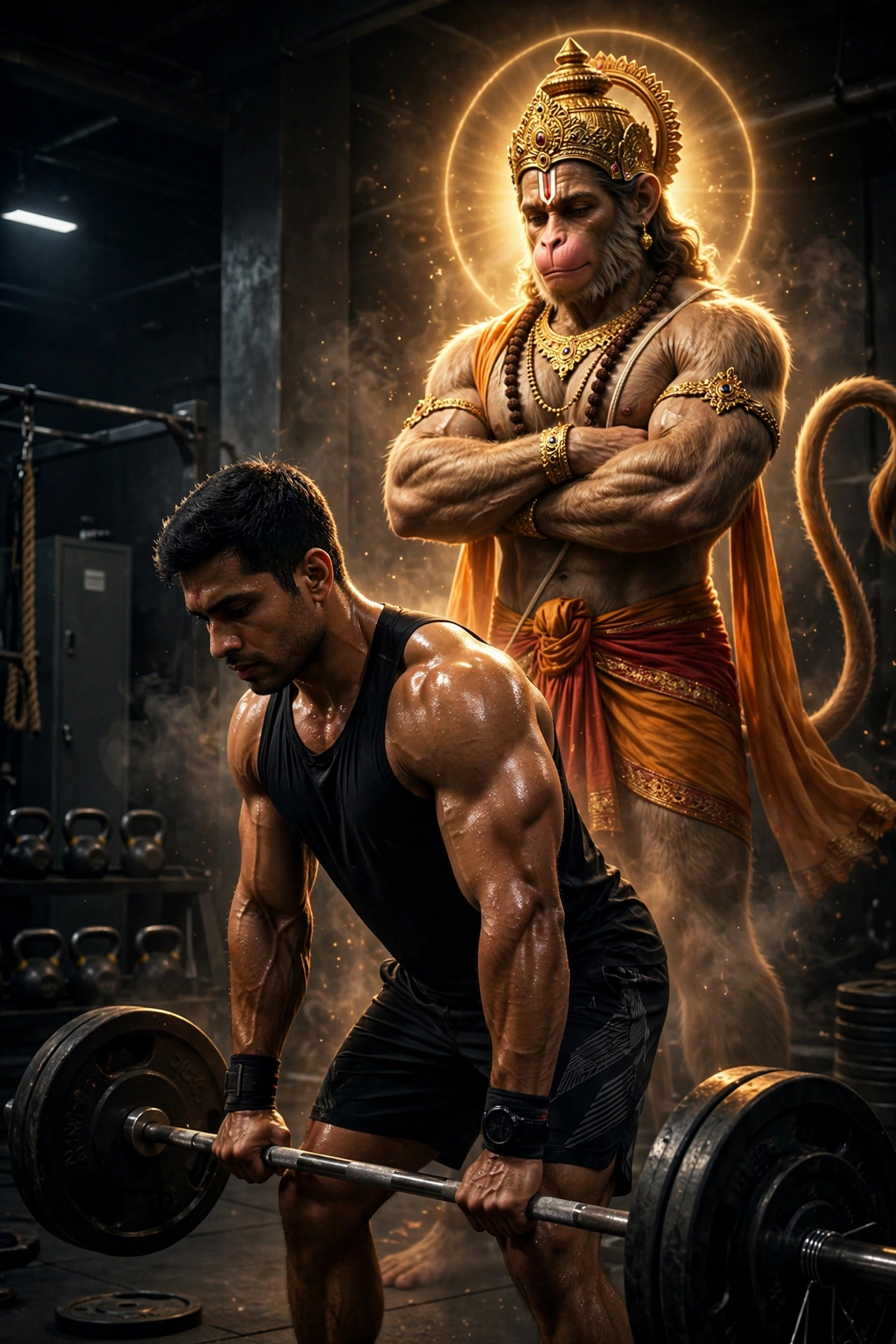 Hanuman Guardian Gym Portrait