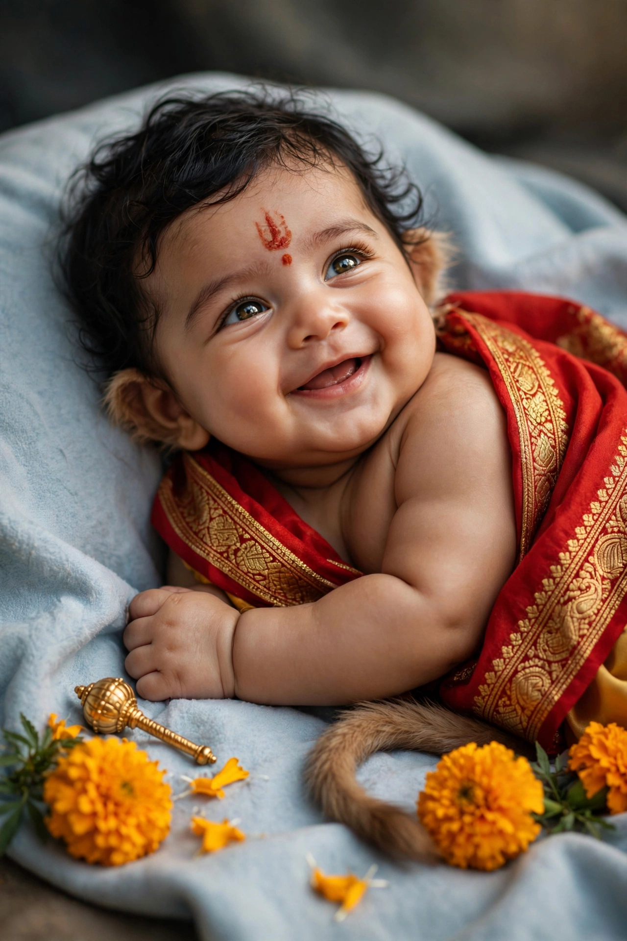 Hanuman Jayanti Baby Portrait