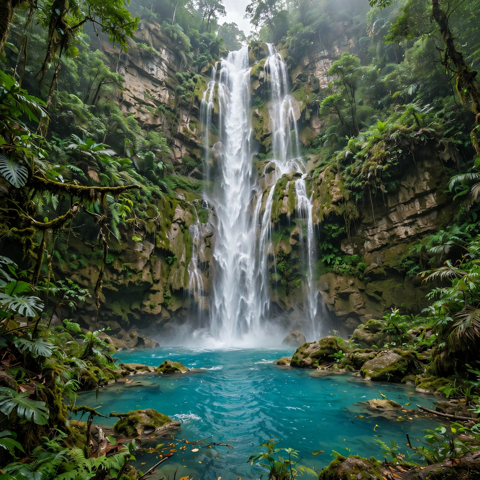 Hidden Jungle Falls