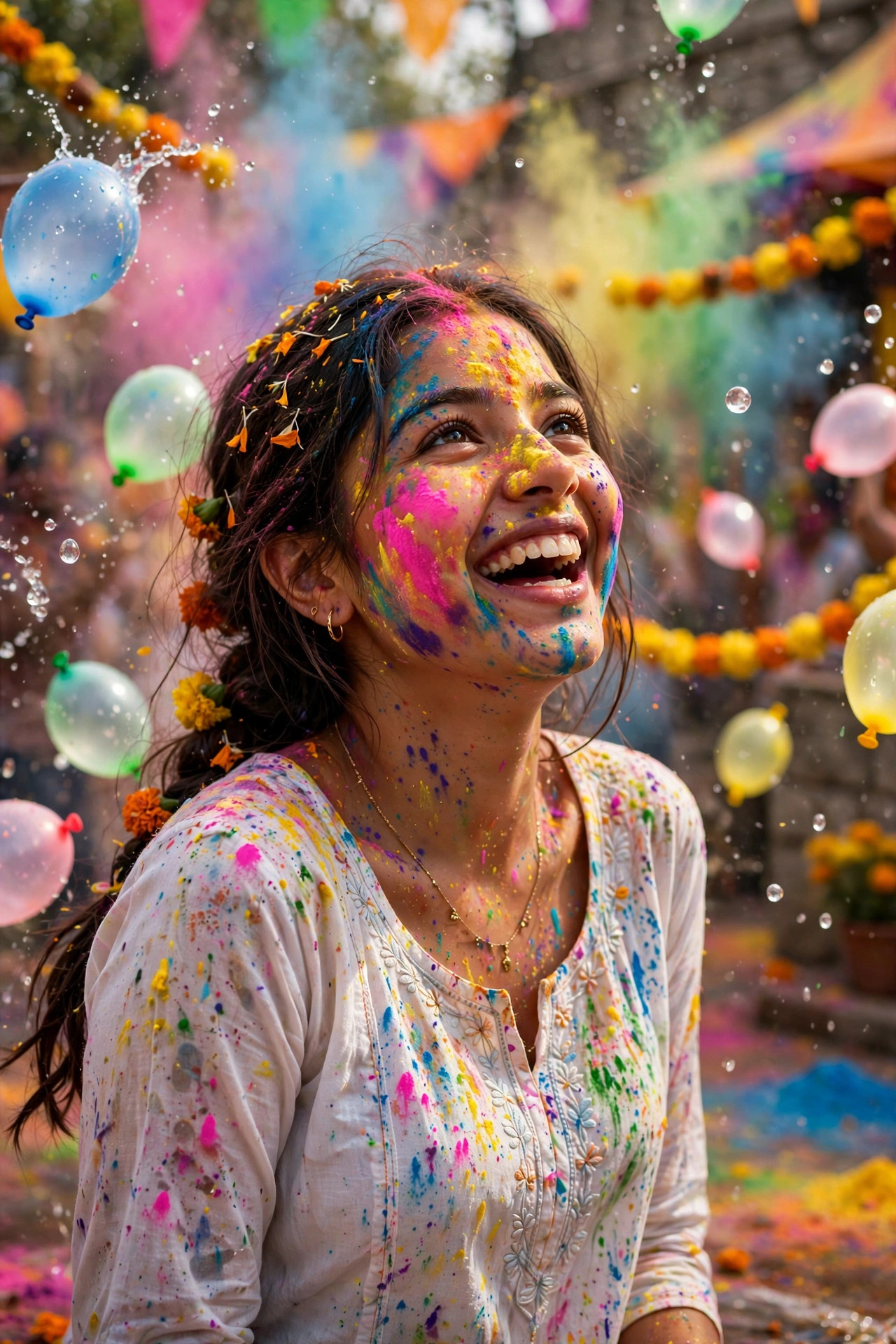 Holi Party Girl