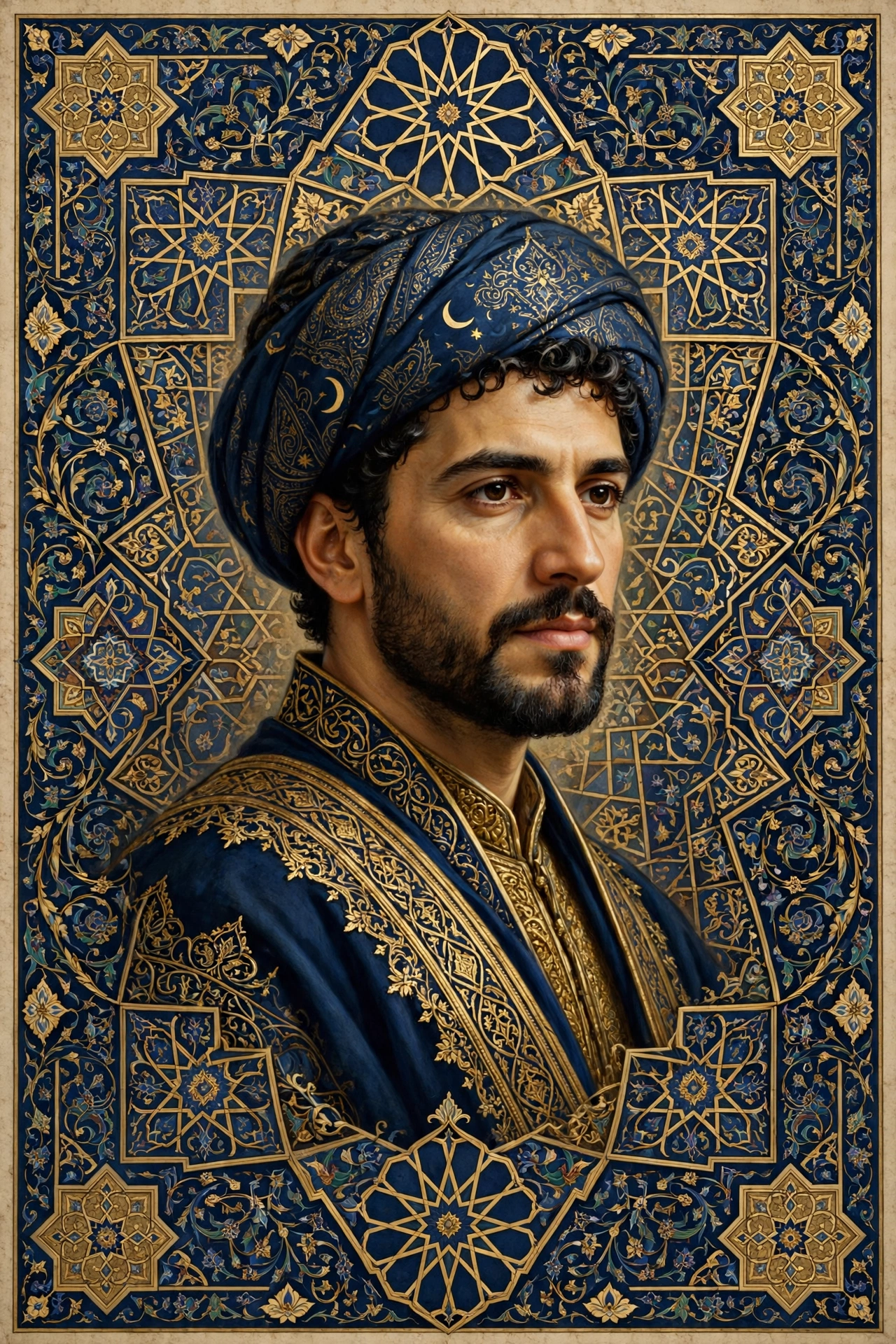Islamic Geometric Man Art