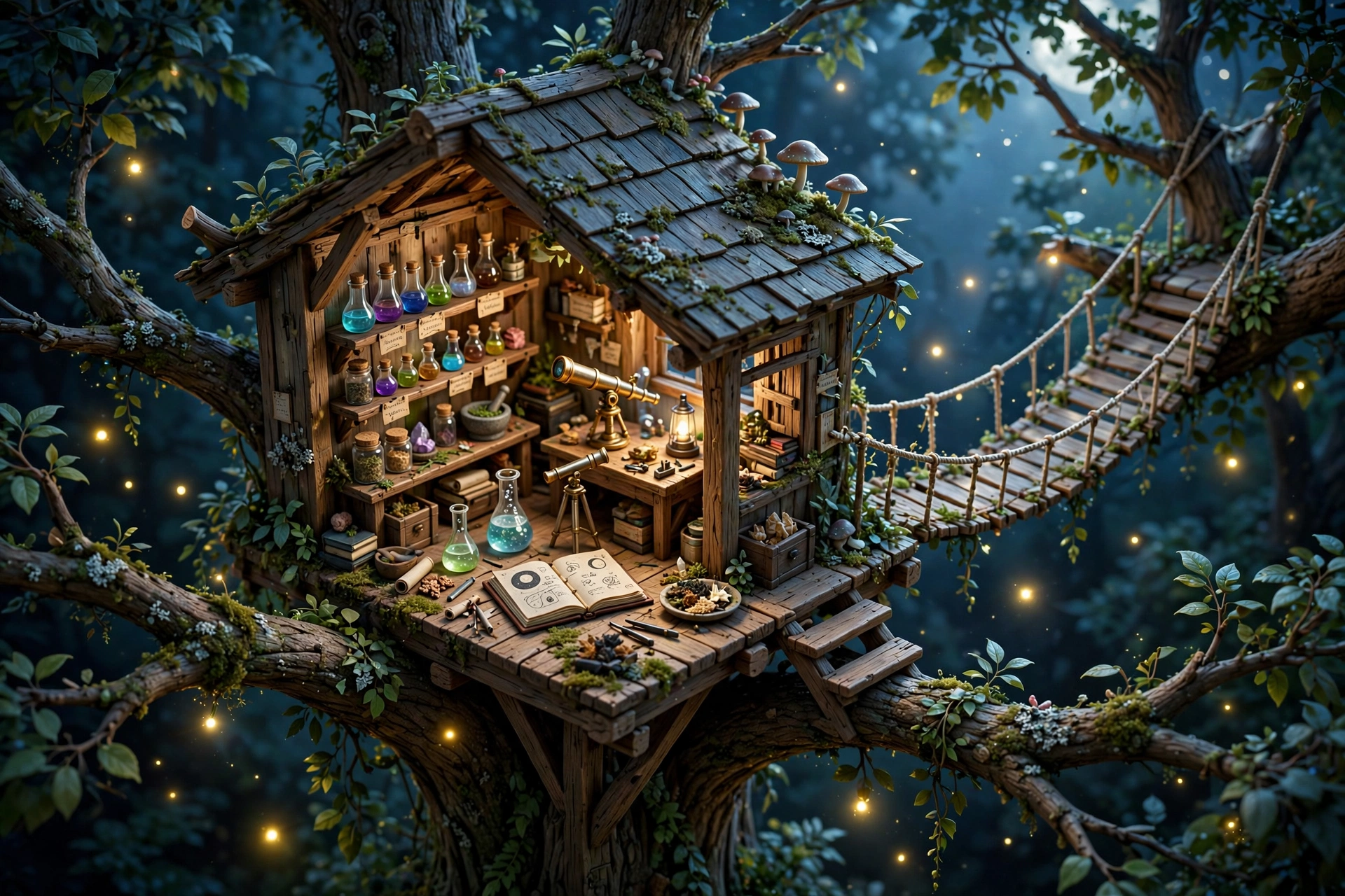 Isometric Treehouse Lab