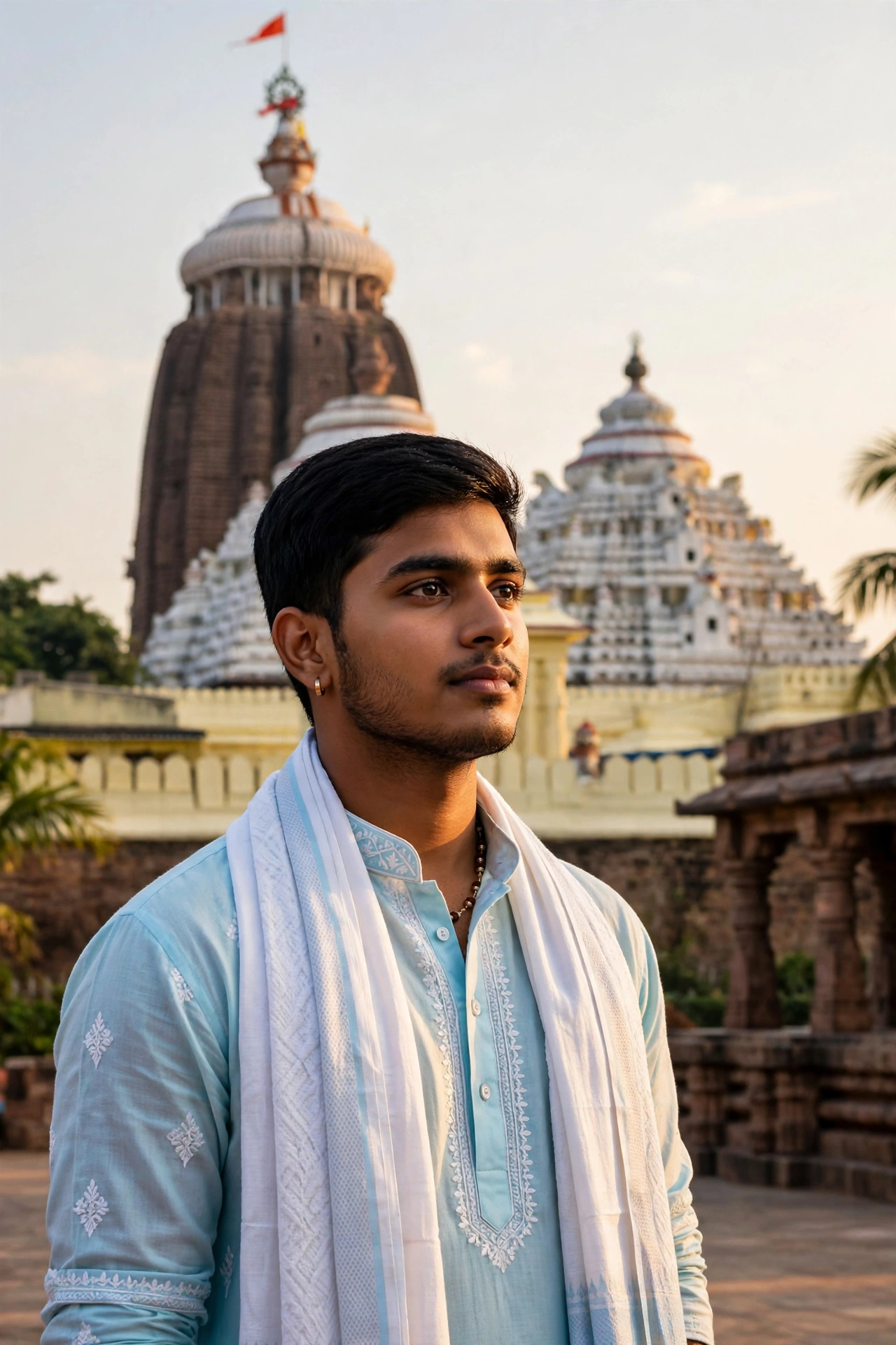 Jagannath Temple Devotional Portrait Prompt