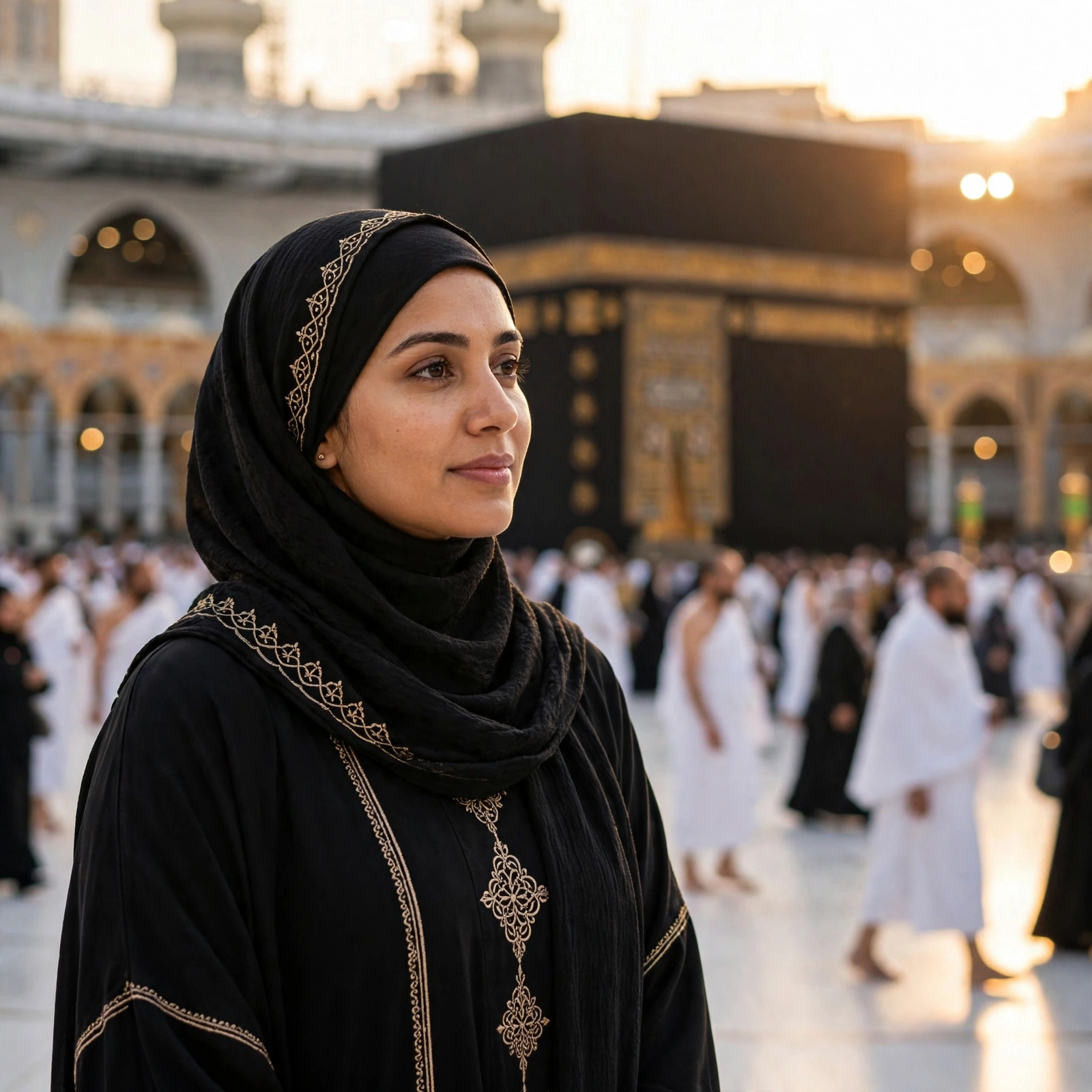 Kaaba Woman Photo