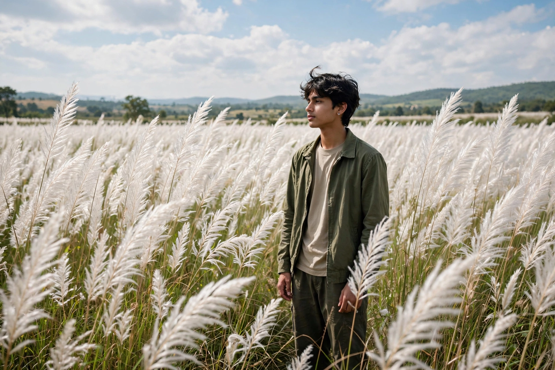 Kashful Flower Field Portrait