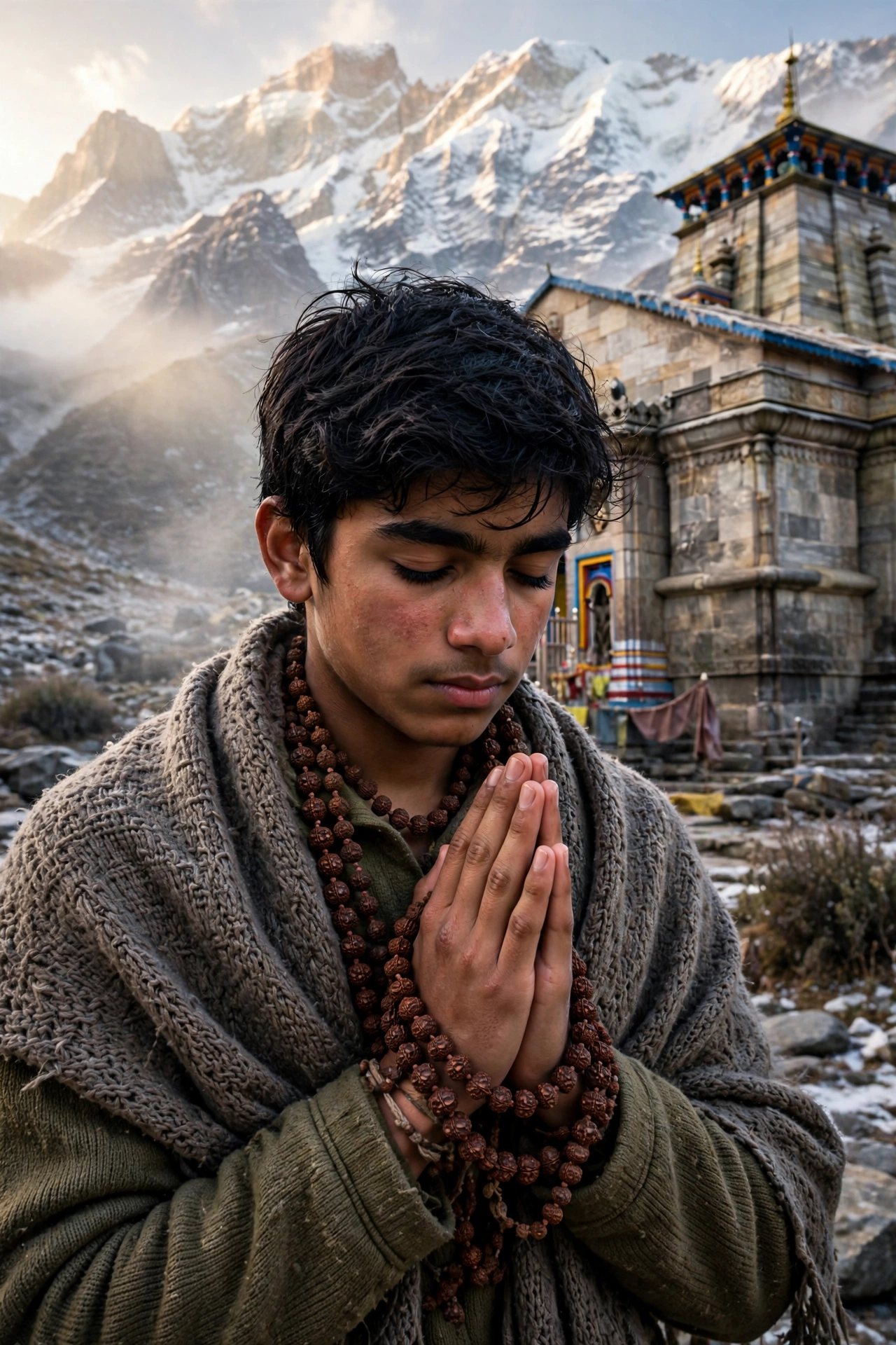 Kedarnath Boy Devotion