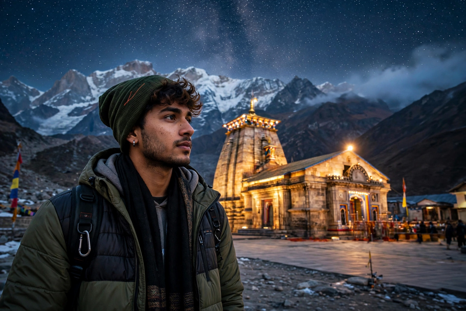 Kedarnath Trip Boy Photoshoot Prompt