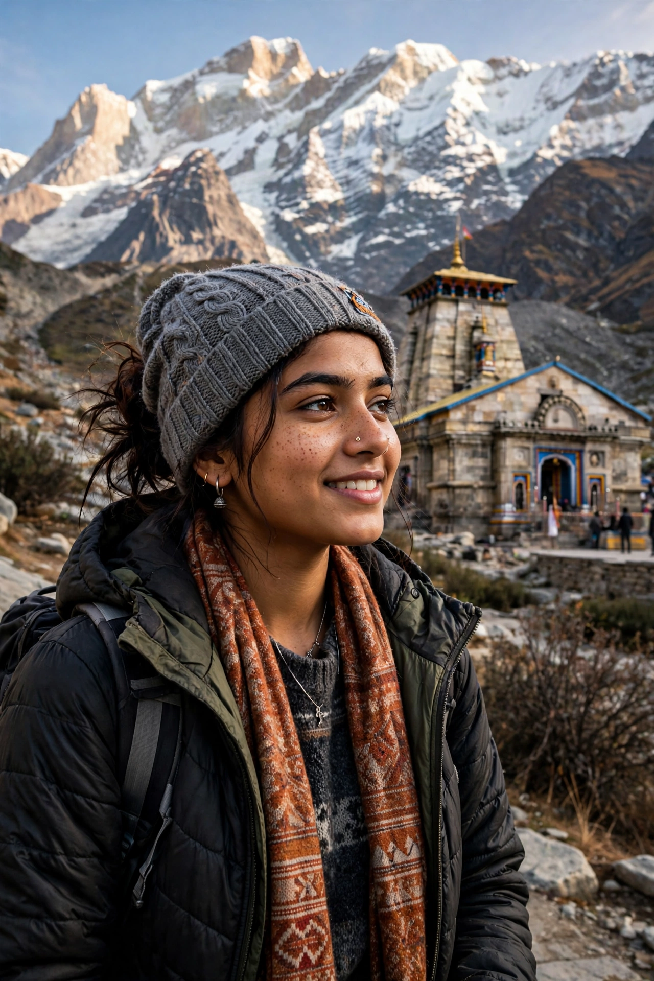 Kedarnath Trip Photoshoot for Girls