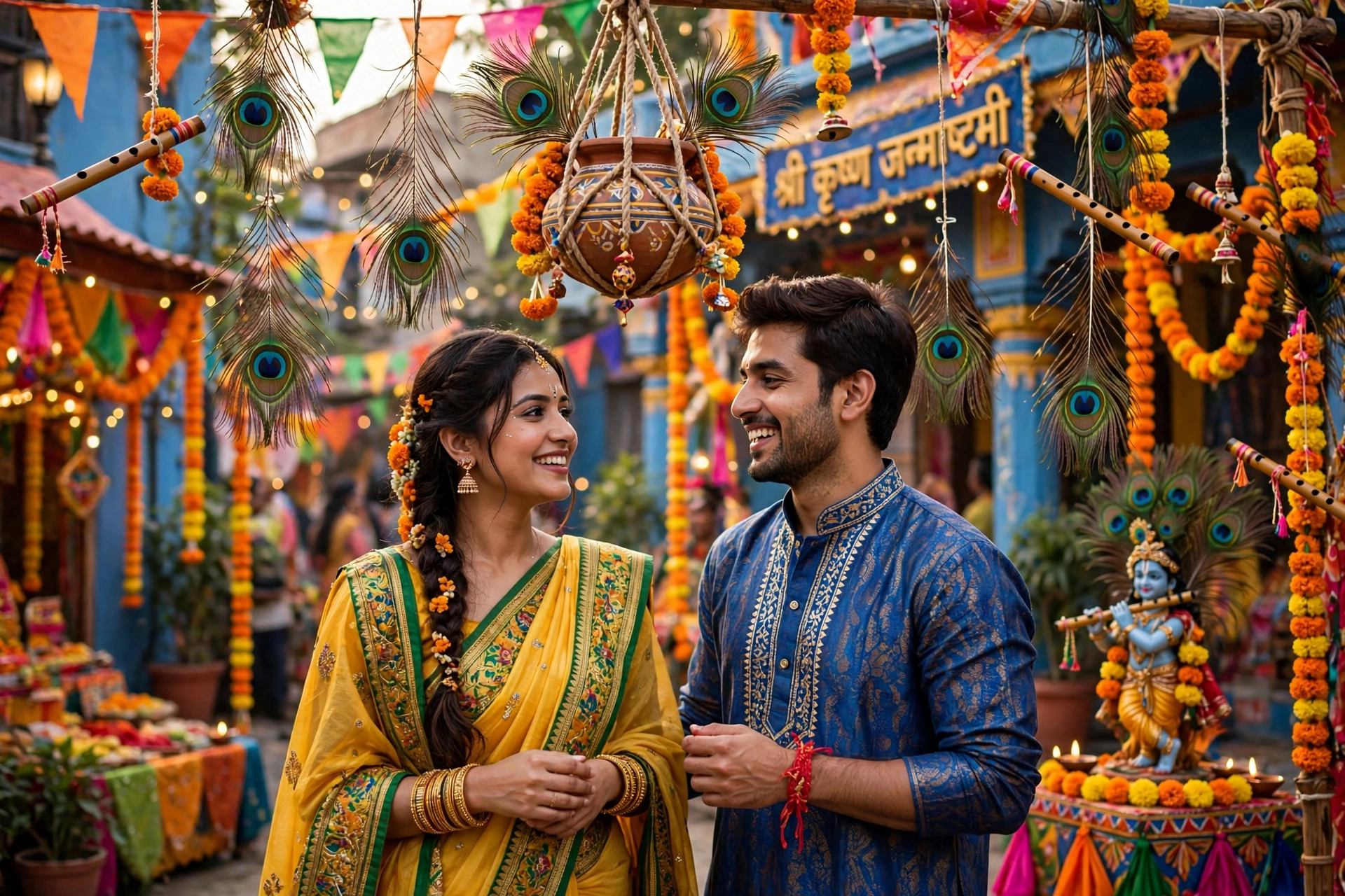 Krishna Couple Janmashtami