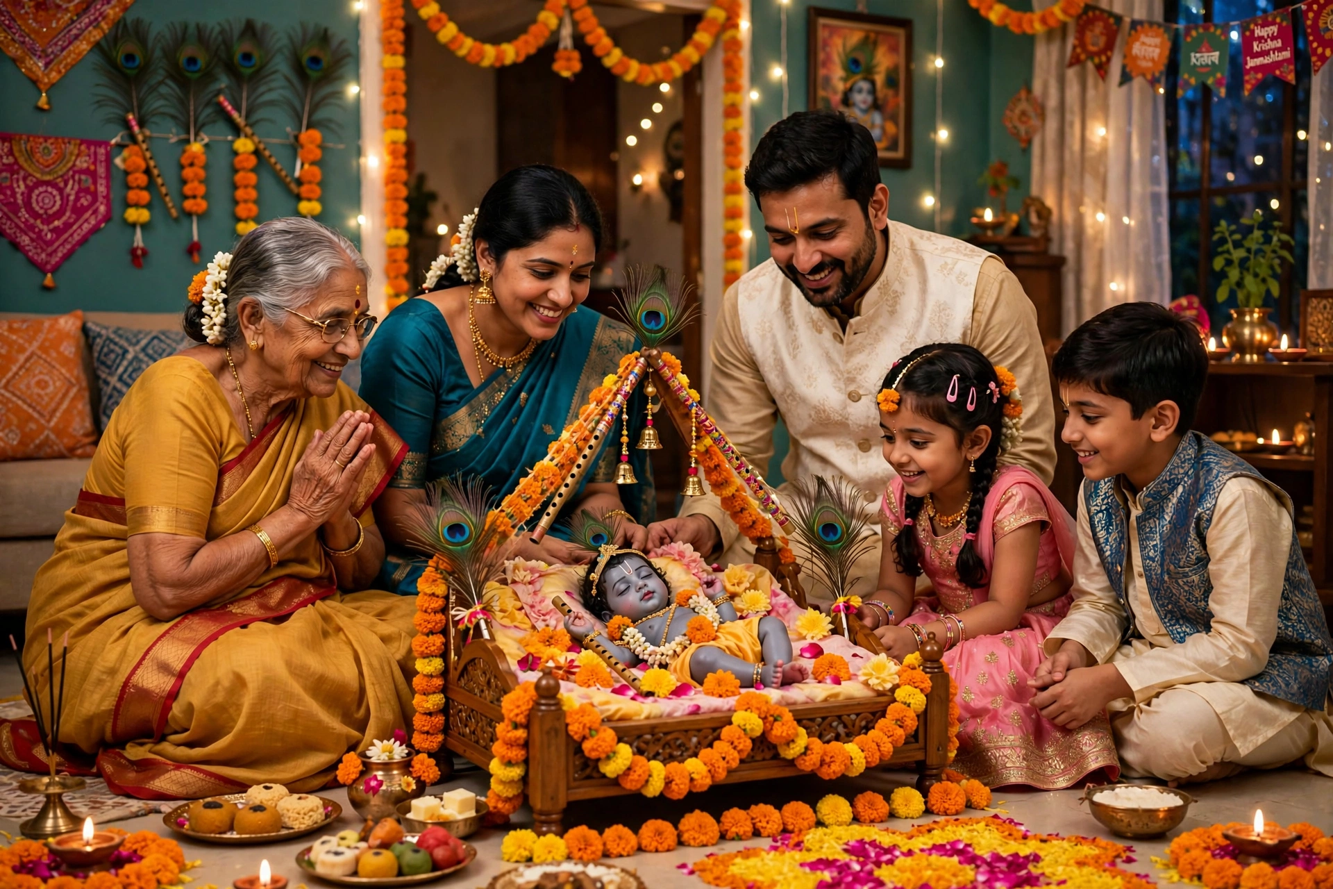 Krishna Family Janmashtami