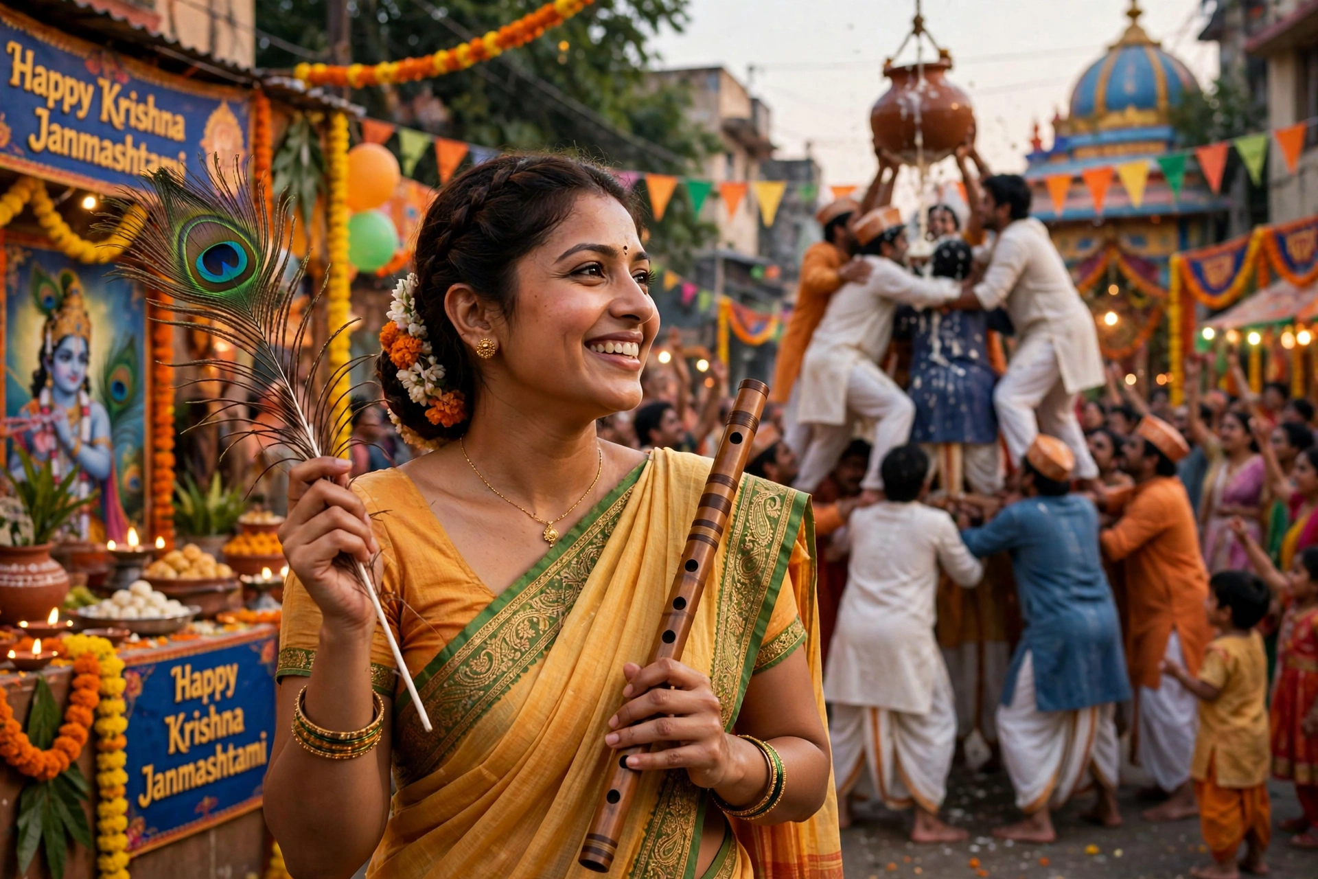 Krishna Woman Janmashtami