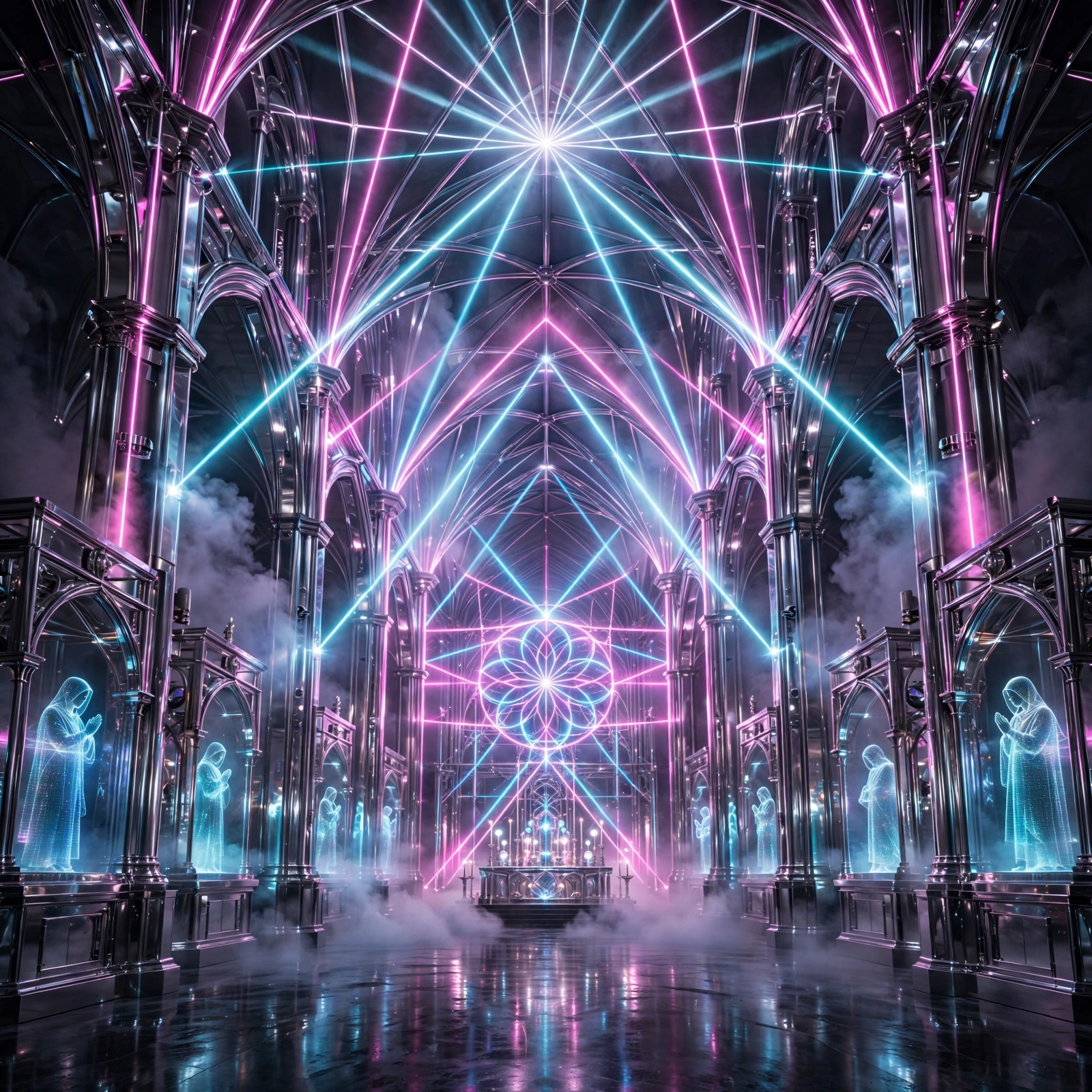Laser Grid Cathedral