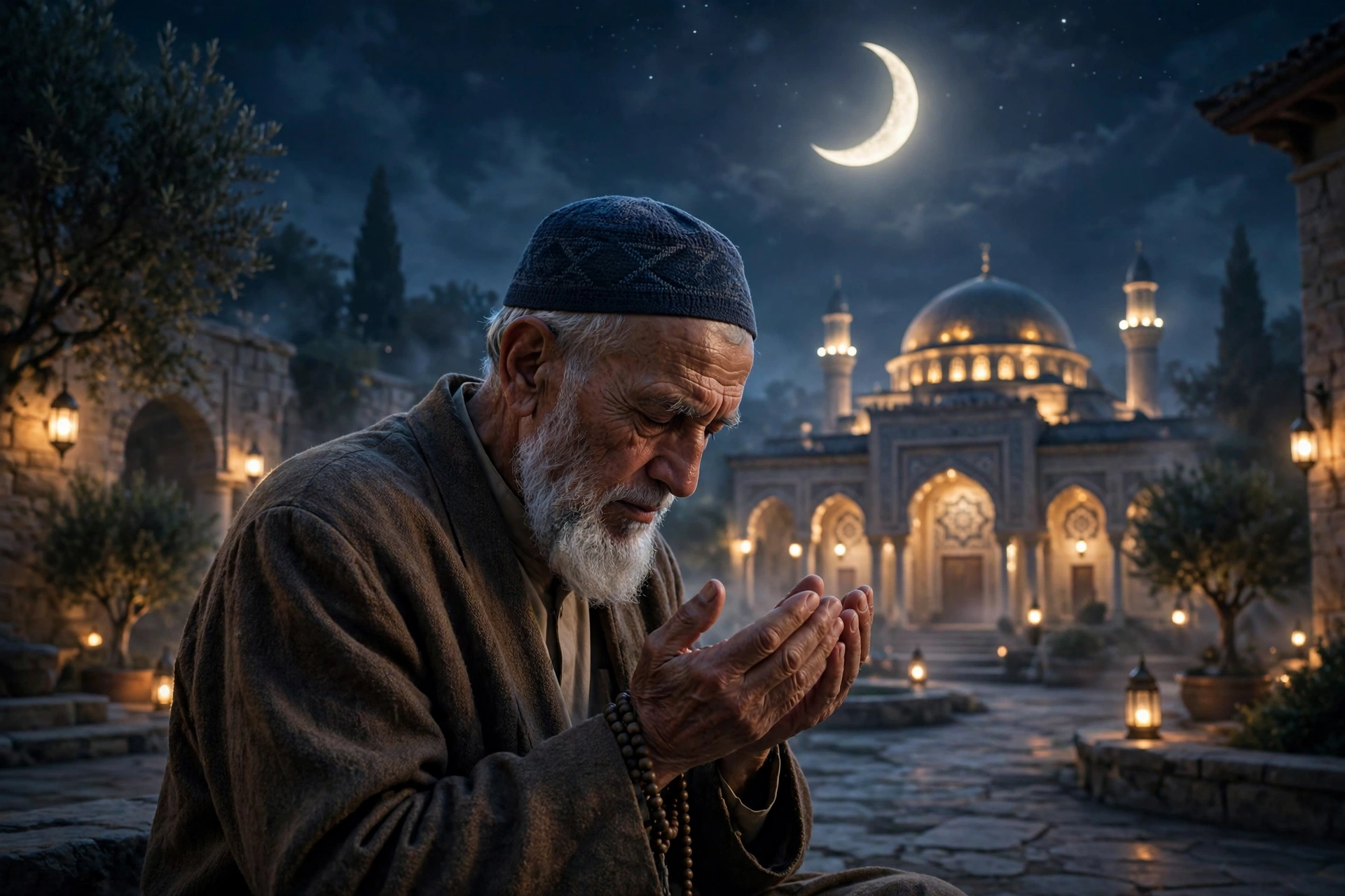 Laylatul Qadr Elderly Man