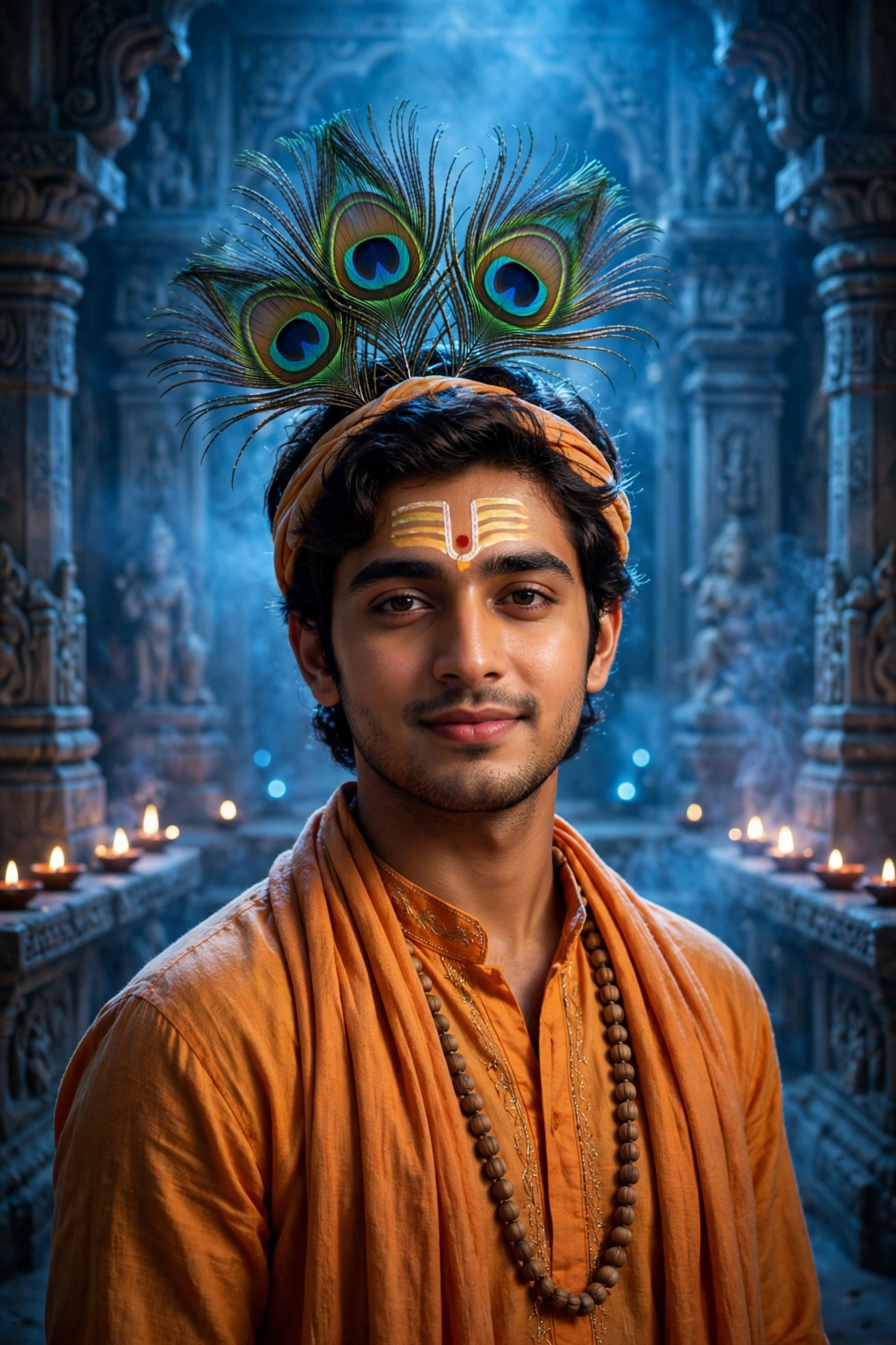 Lord Krishan Cinematic Photo Portrait
