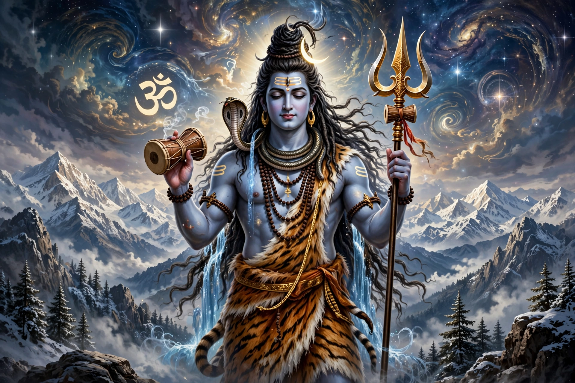 Lord Shiva Man Art