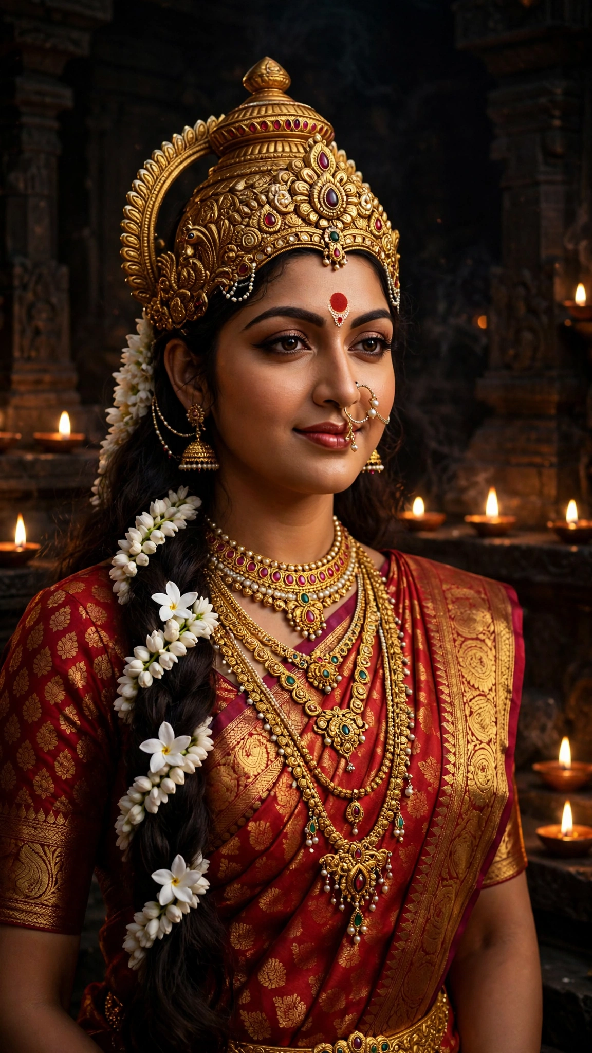 Maa Parvati Divine Portrait