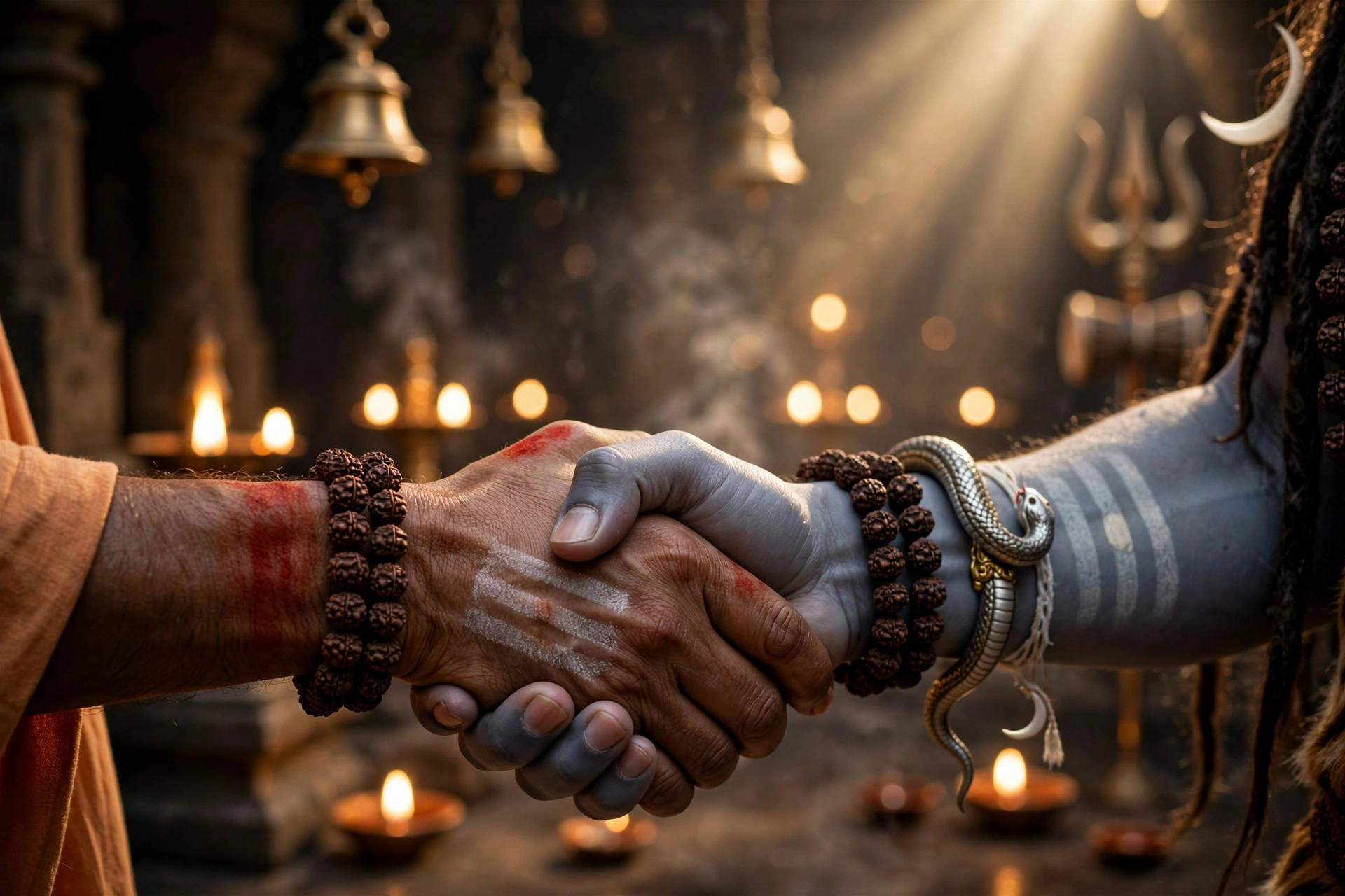 Mahadev Handshake Video