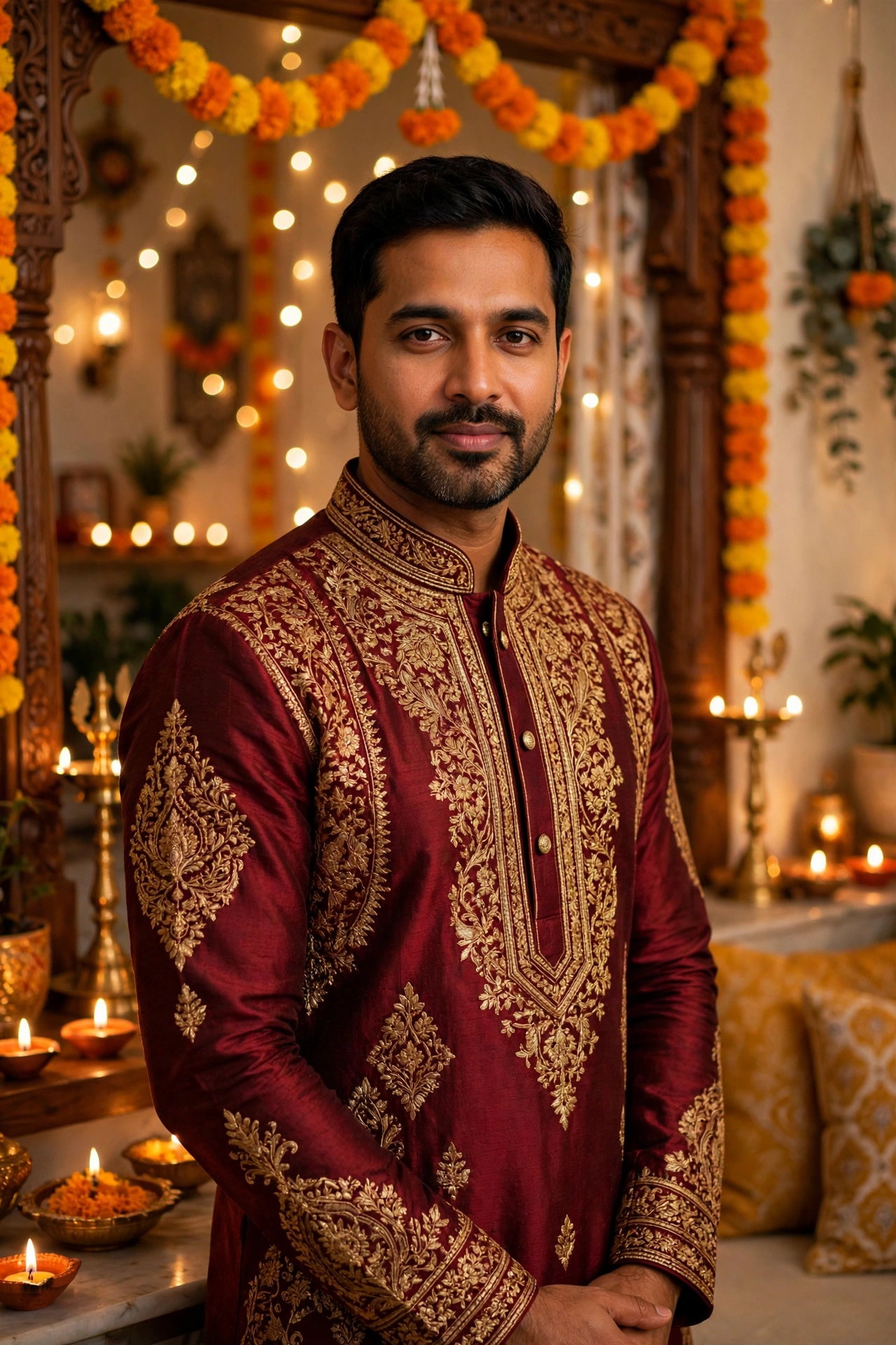 Man Diwali Outfit