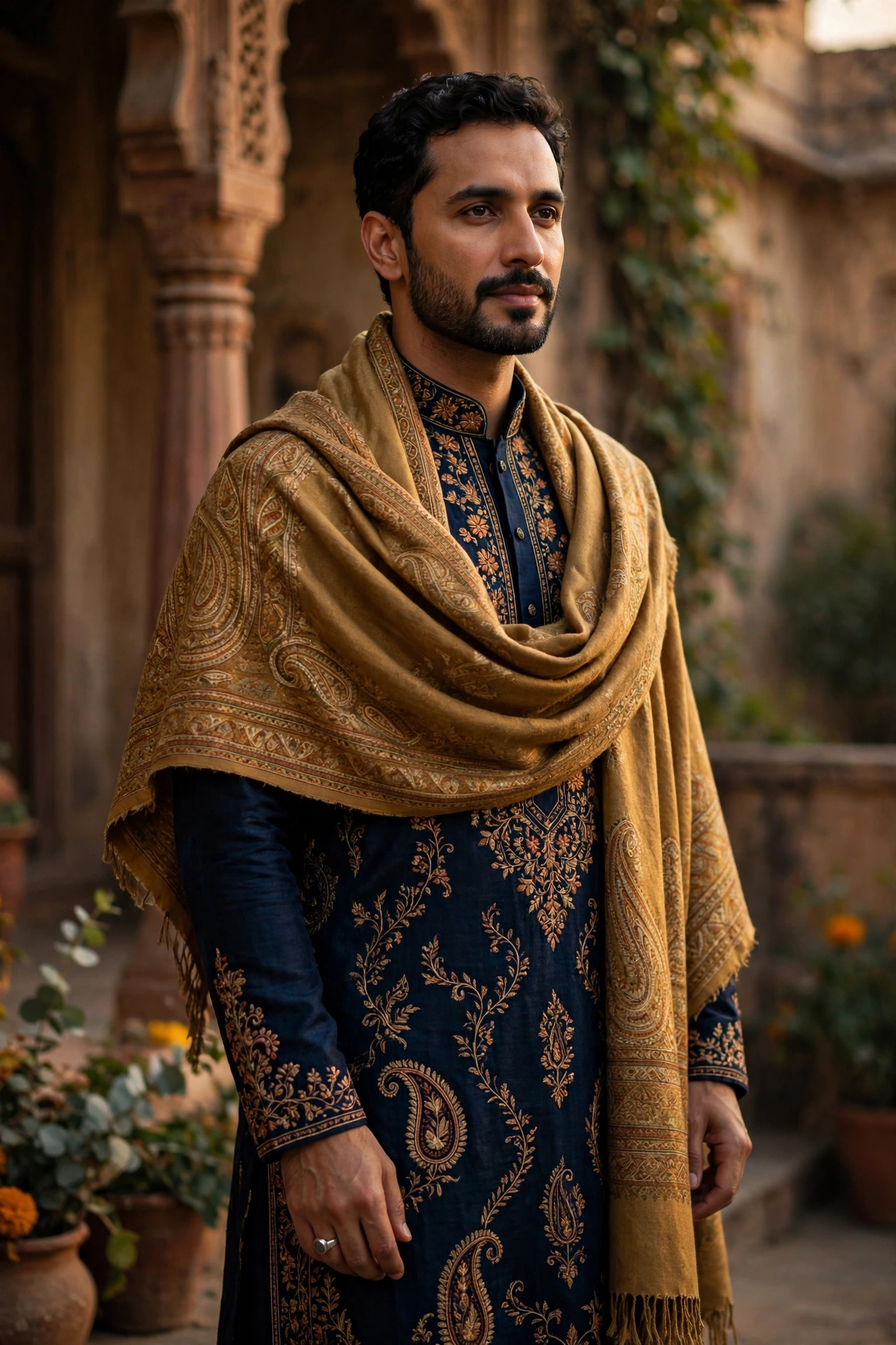 Man Ethnic Elegance