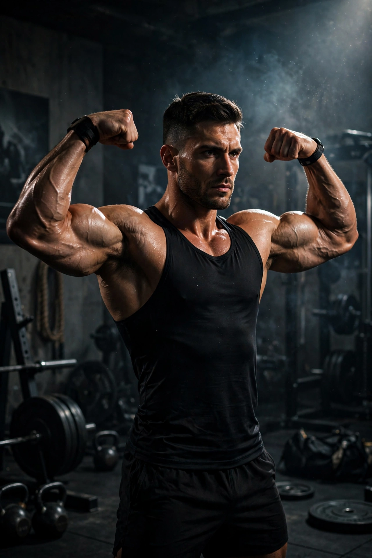 Man Fitness Shoot