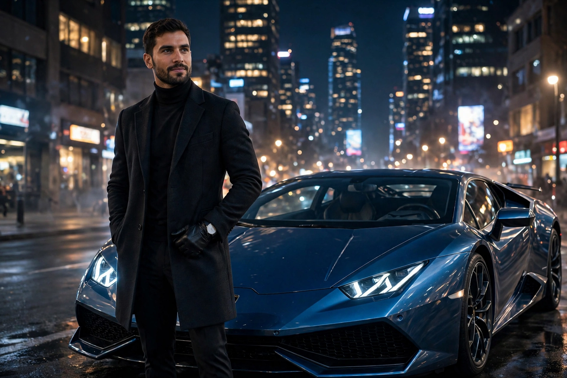 Man Luxury Car