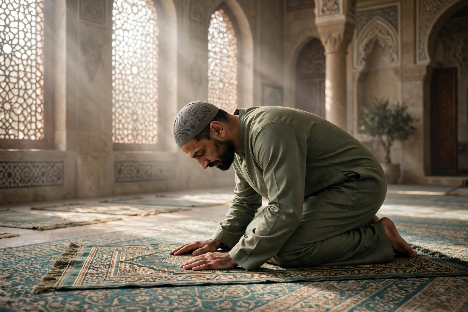 Man Praying Salah