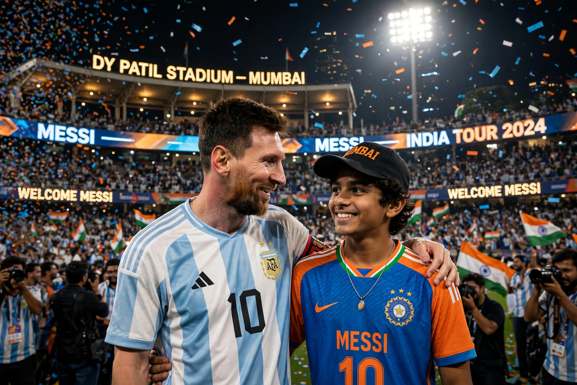 Messi Stadium Fan Portrait