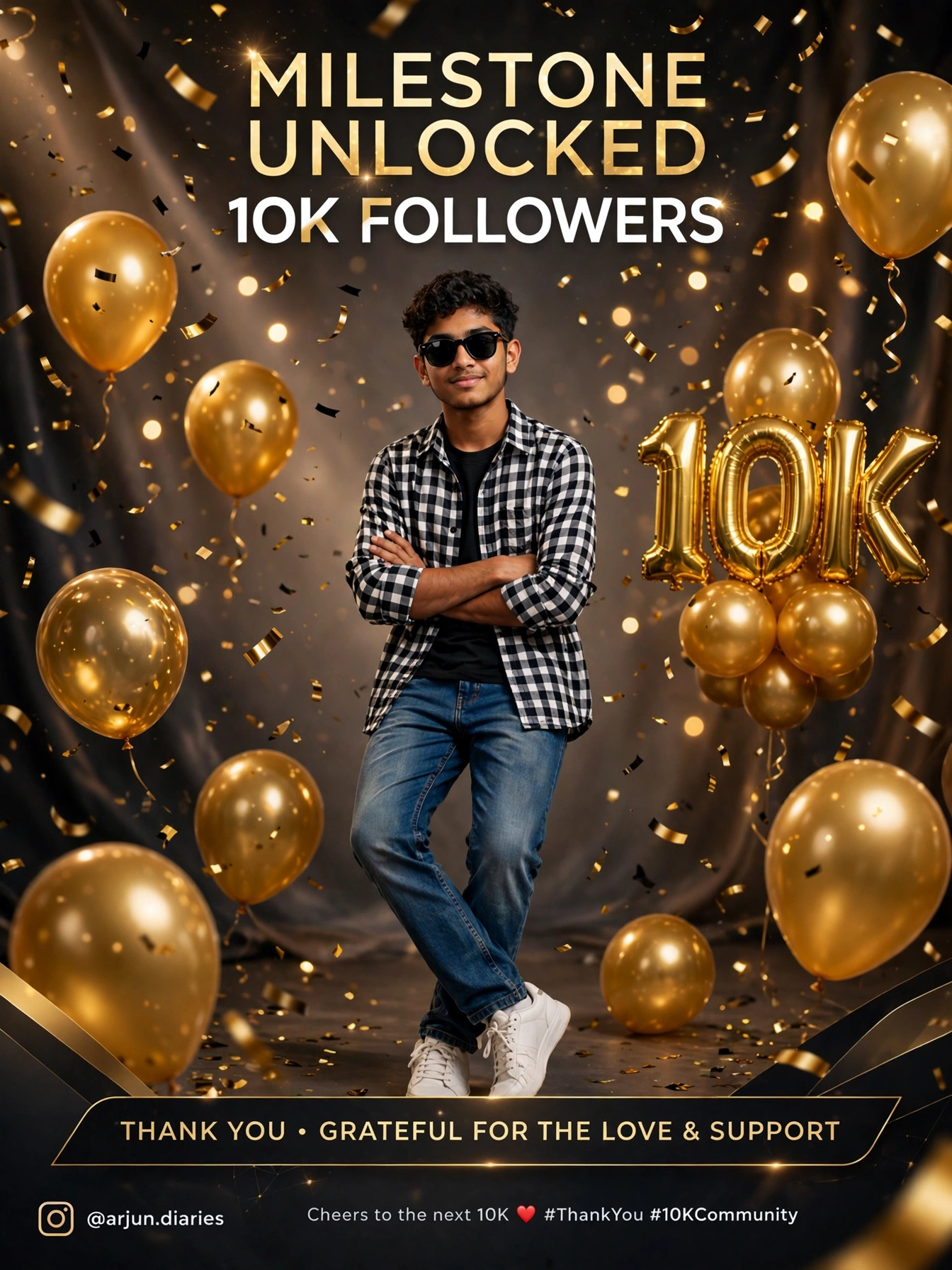 Milestone Celebration Poster Design