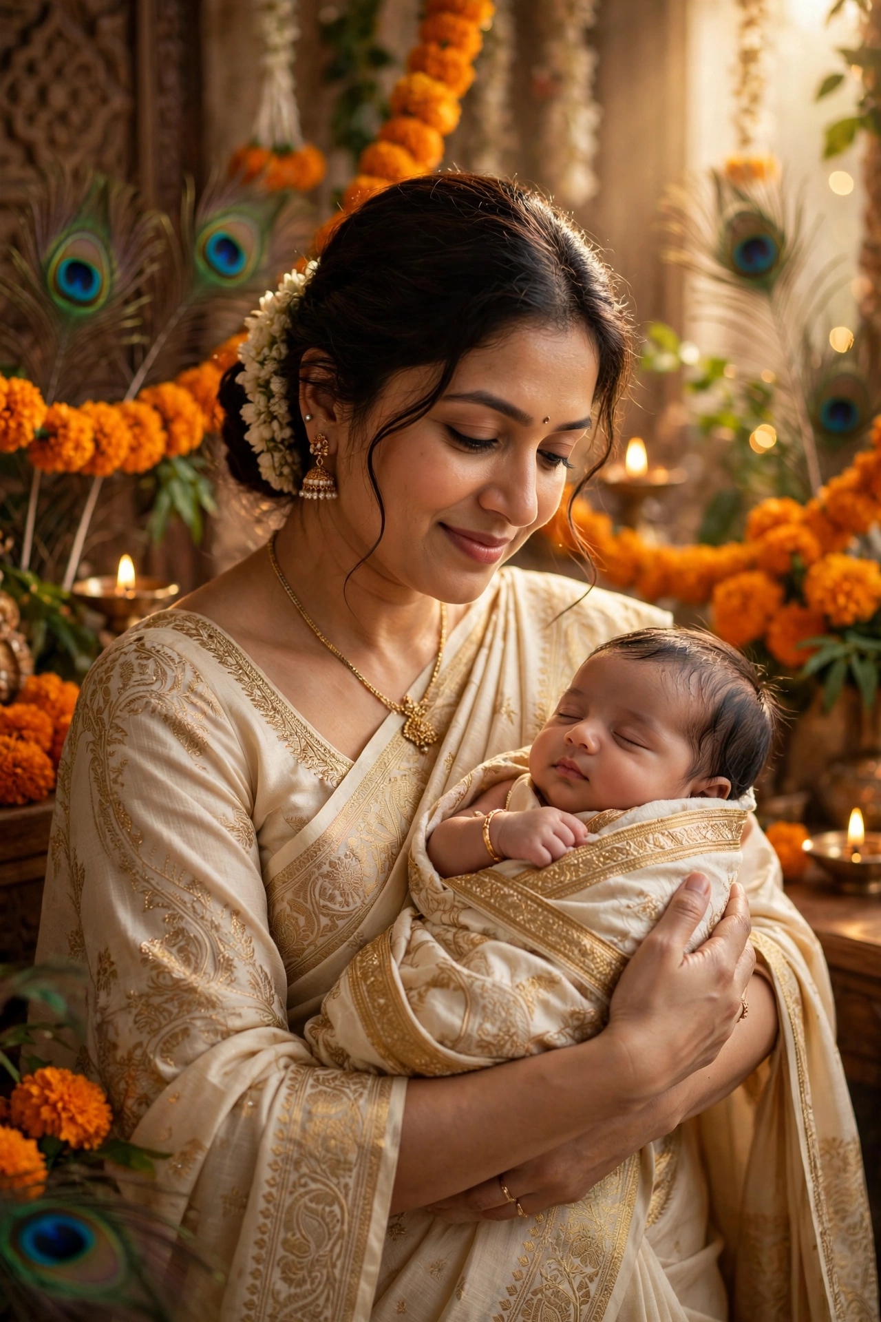 Mother Baby Janmashtami