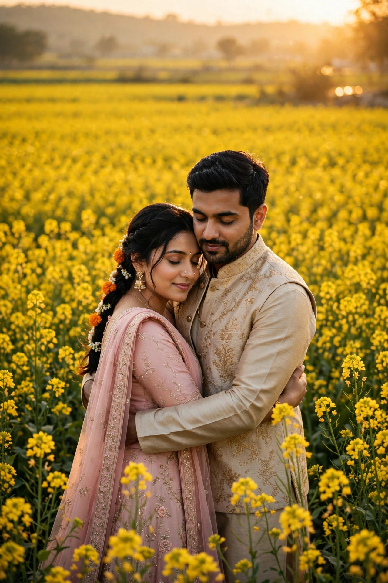 Mustard Field Golden Hour