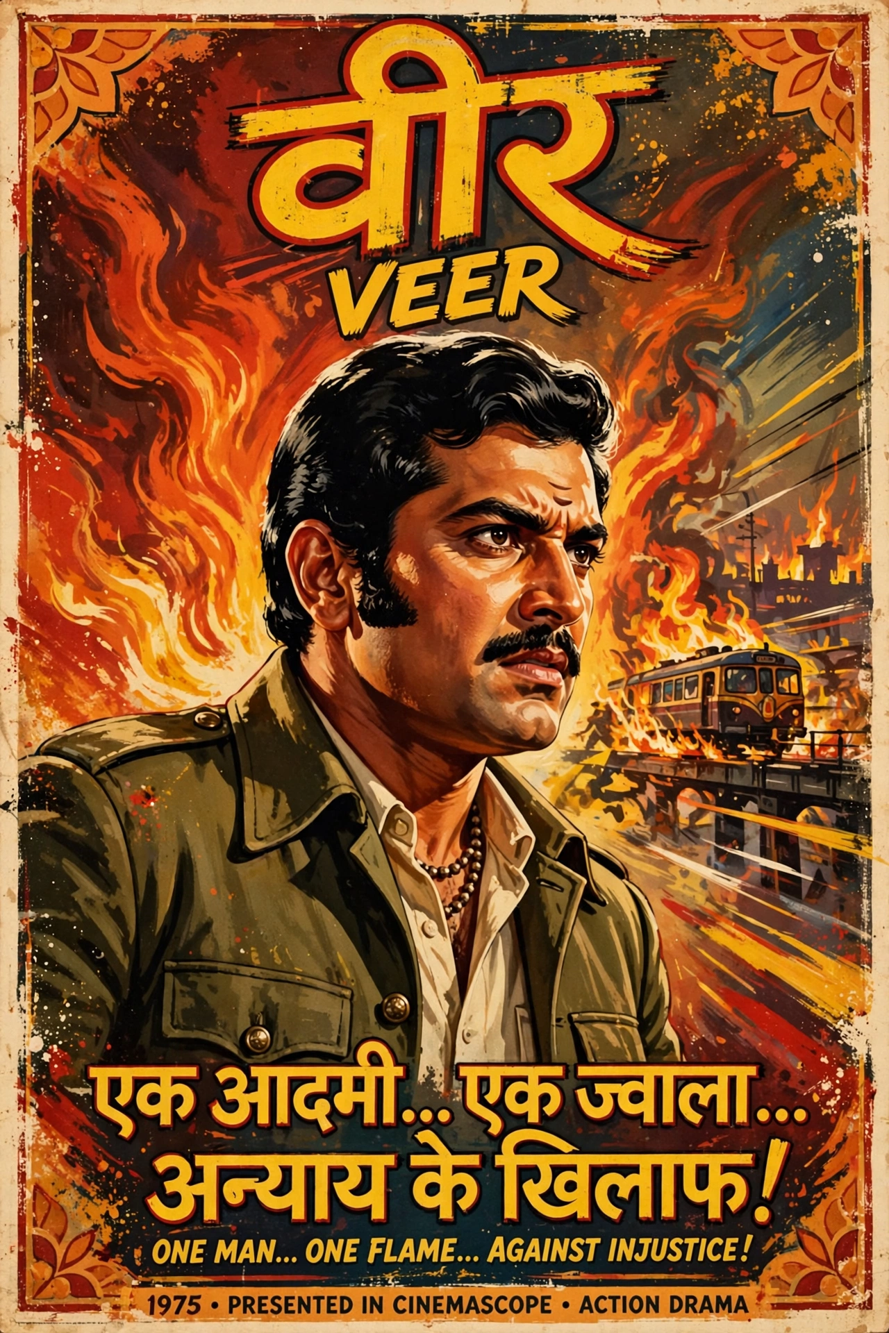 Nano Banana Vintage Bollywood Poster AI Prompt 2026