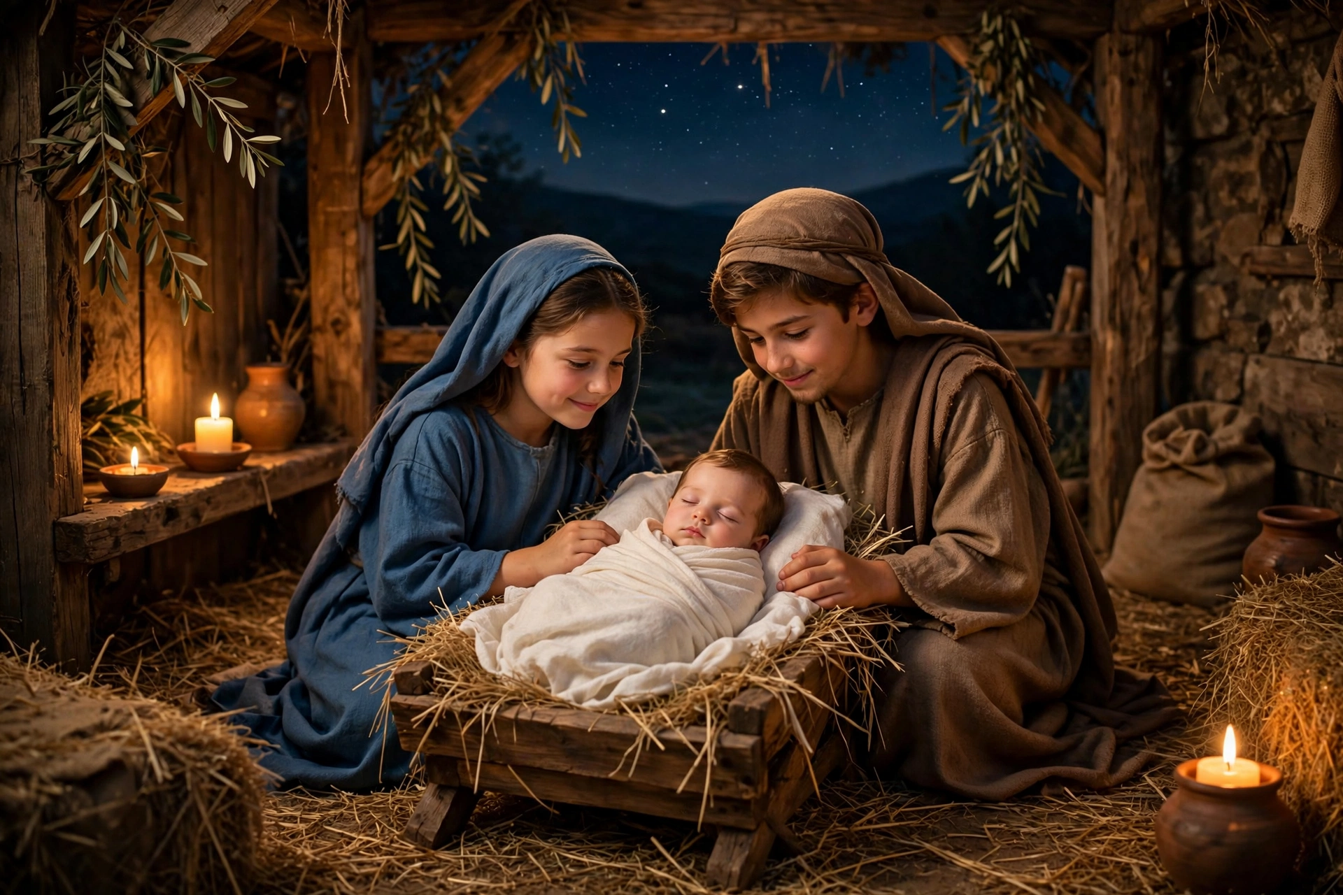 Nativity Child Scene
