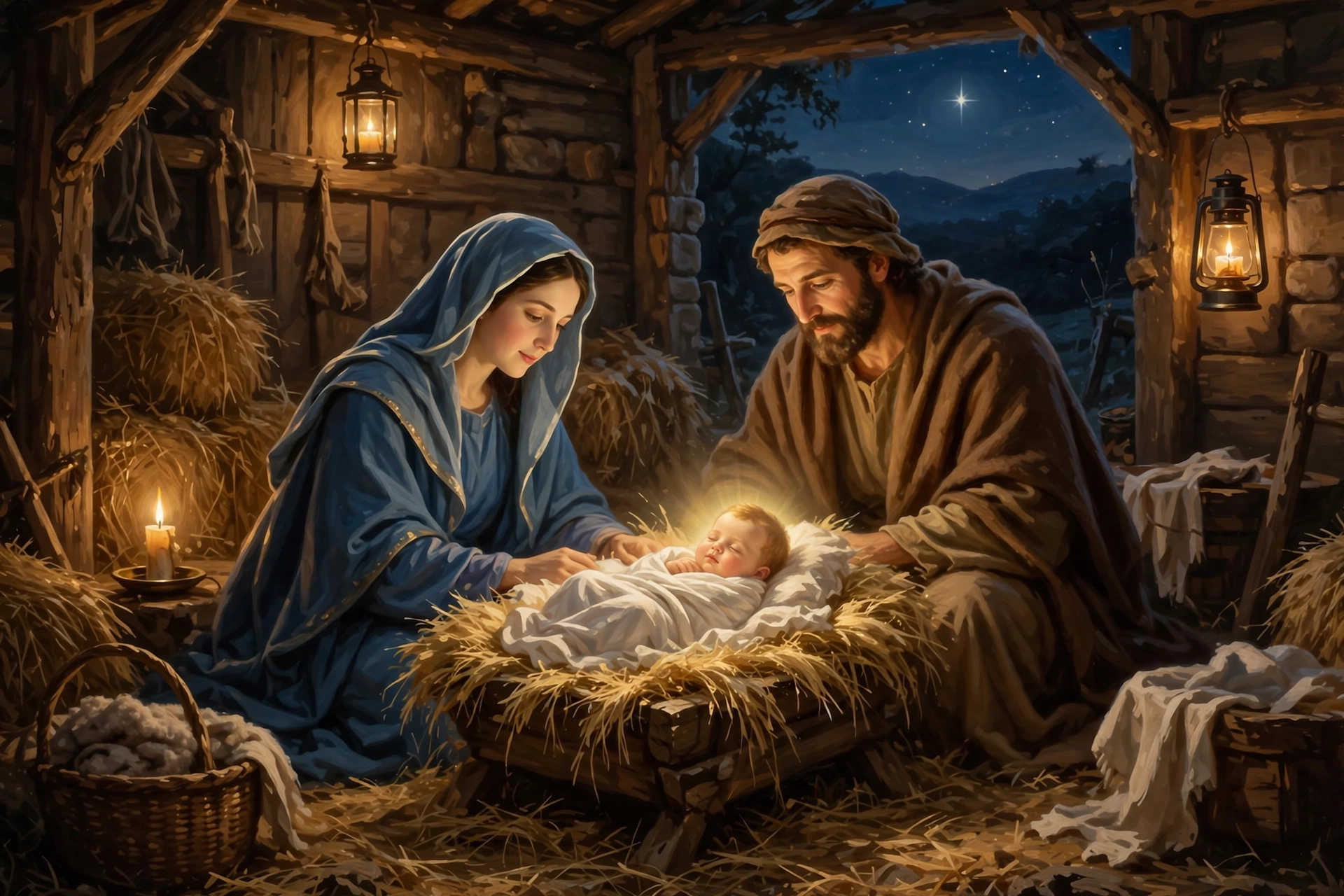 Nativity Couple Scene