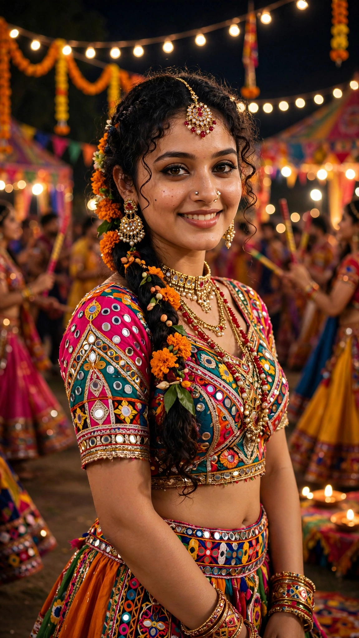 Navratri Chaniya Choli Portrait