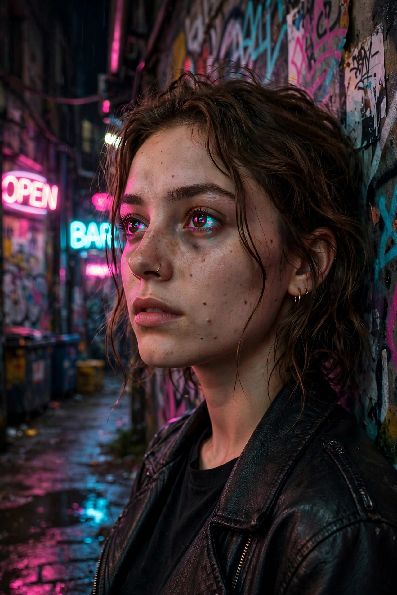 Neon Alley Stranger