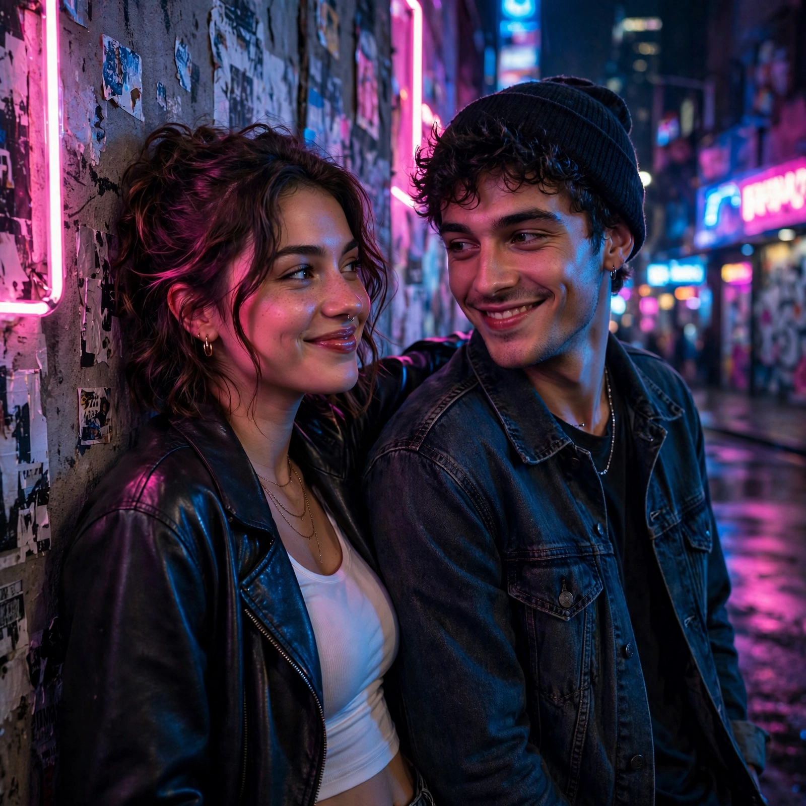 Neon Couple Night