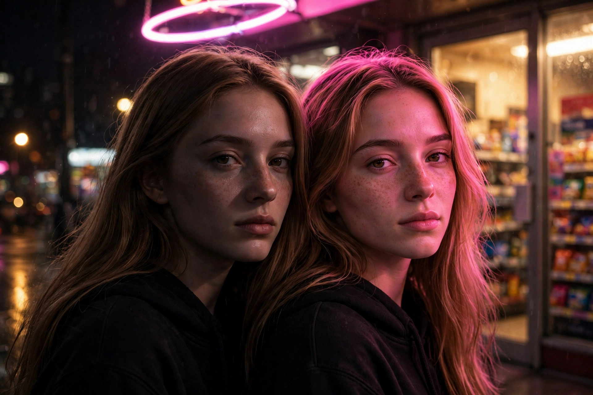 Neon Reflection Twin