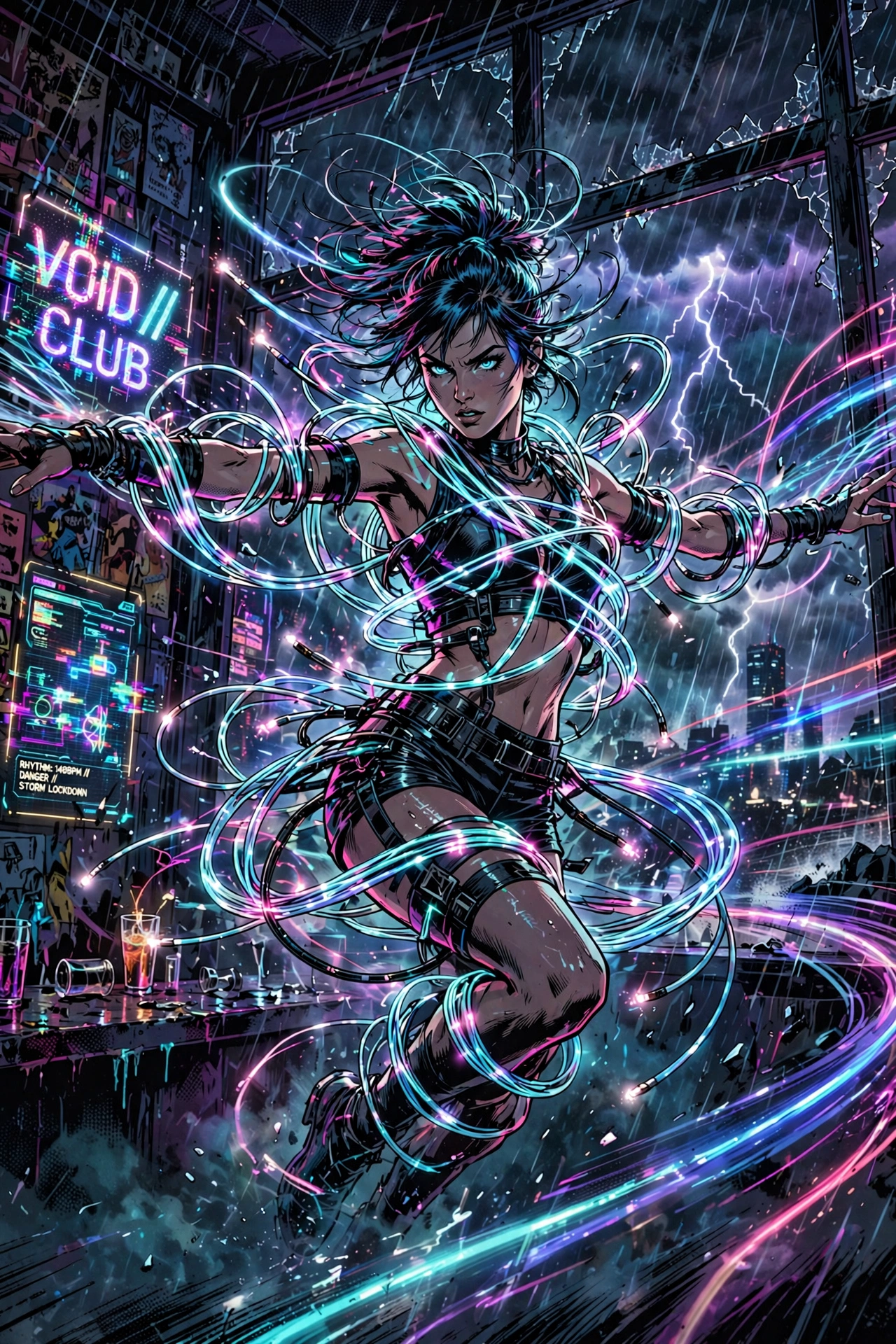 Neon Tide Harbor