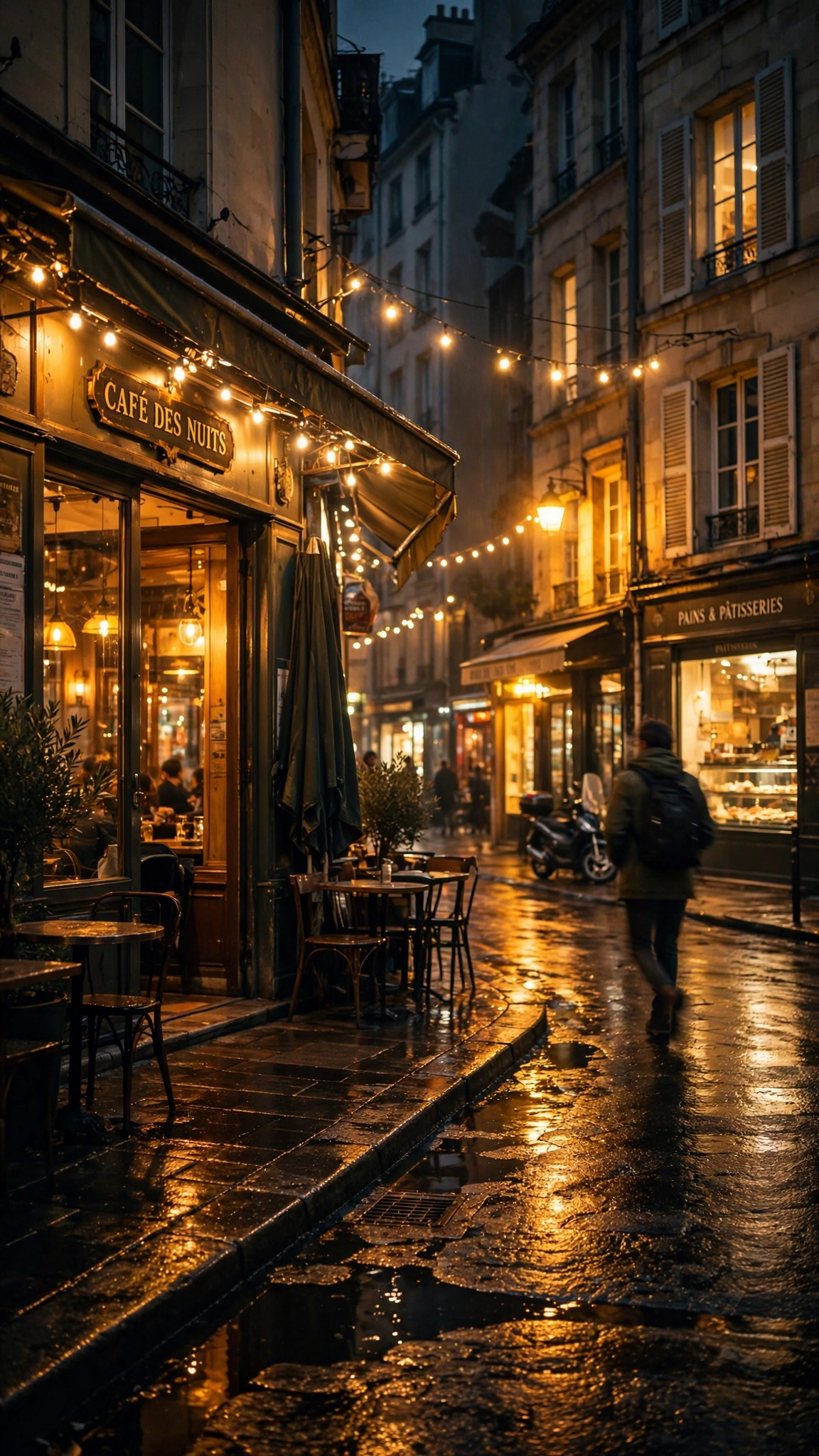 Night Street Candid Photo