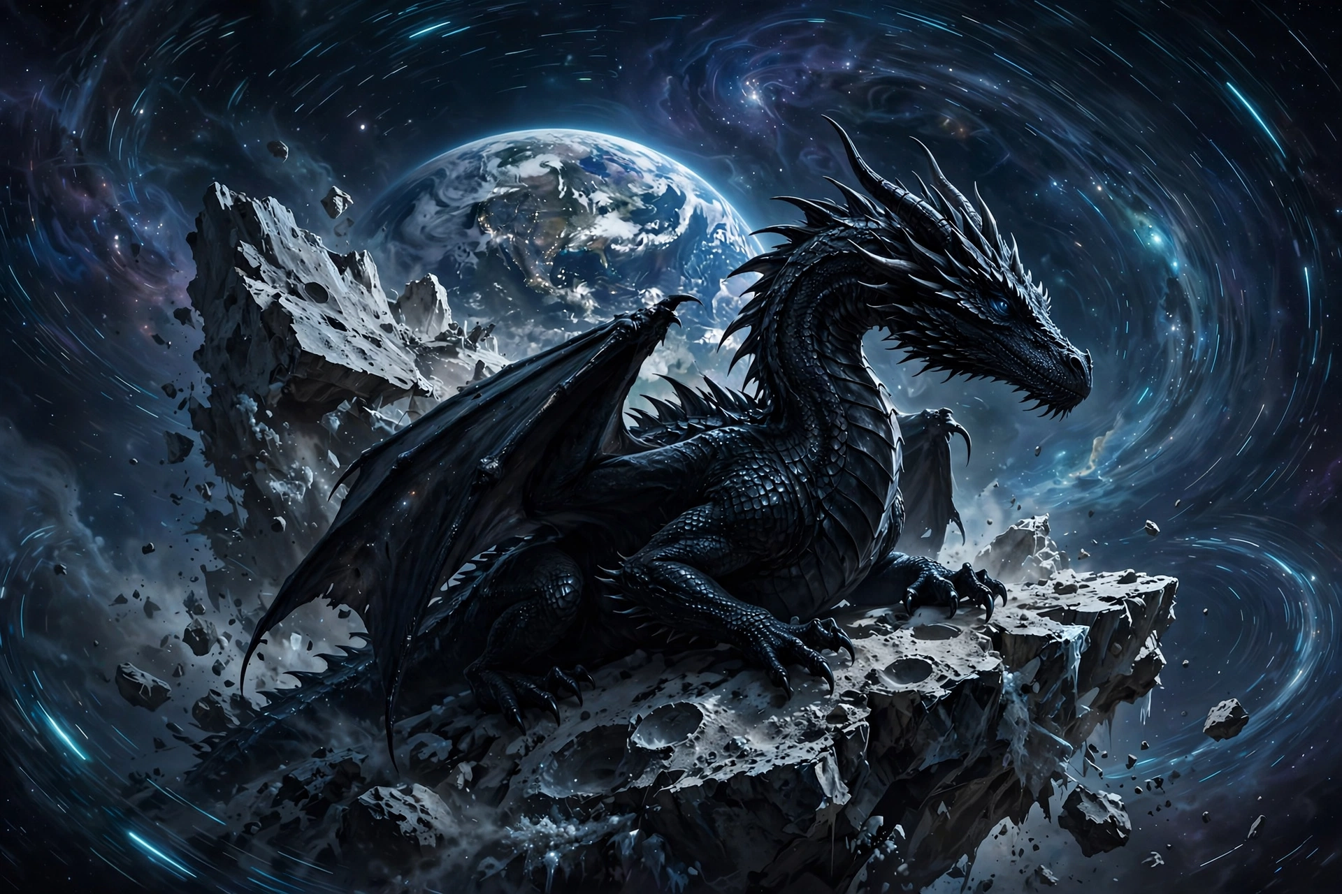 Obsidian Dragon Perch
