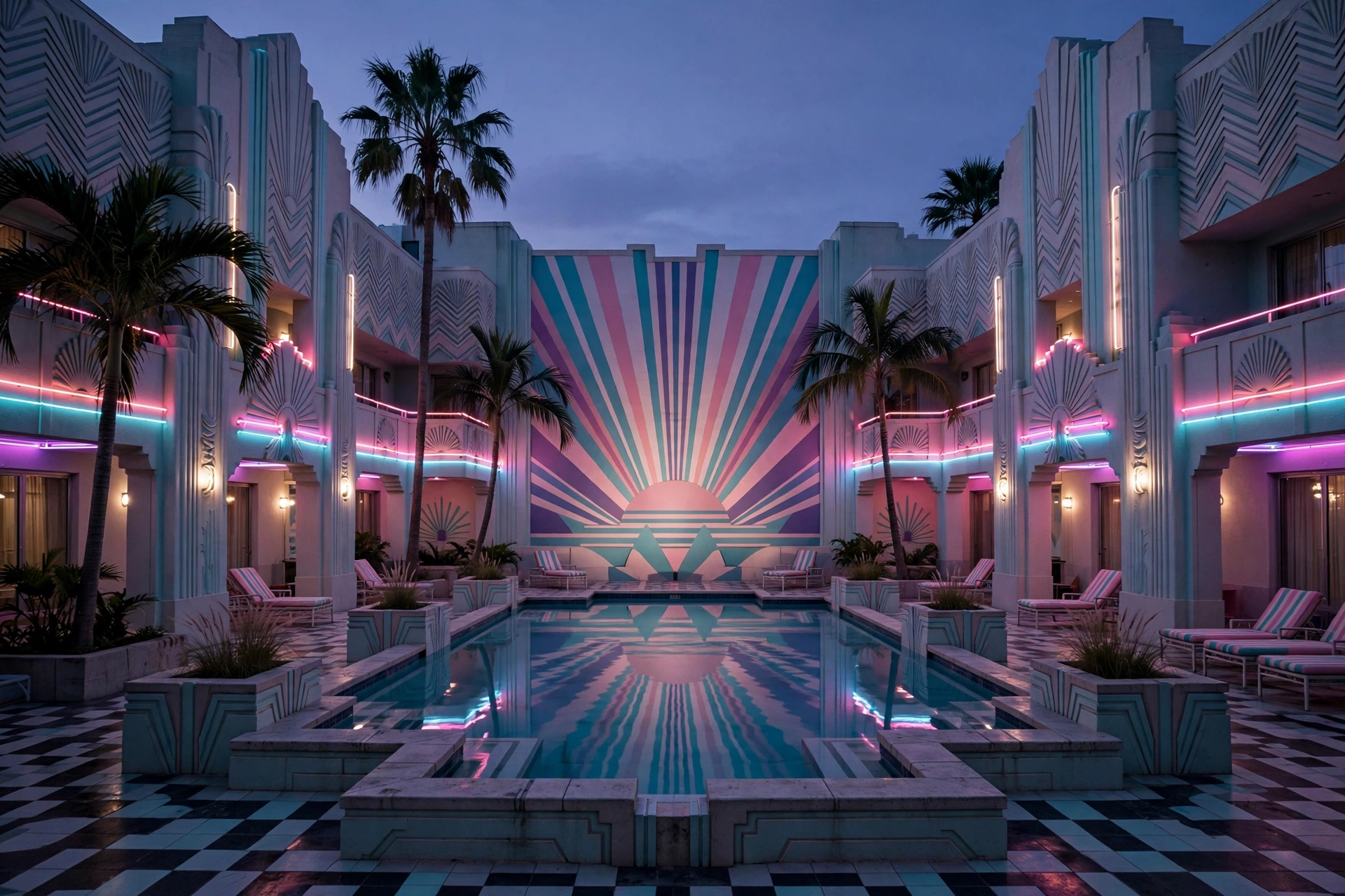 Palm Court Neon