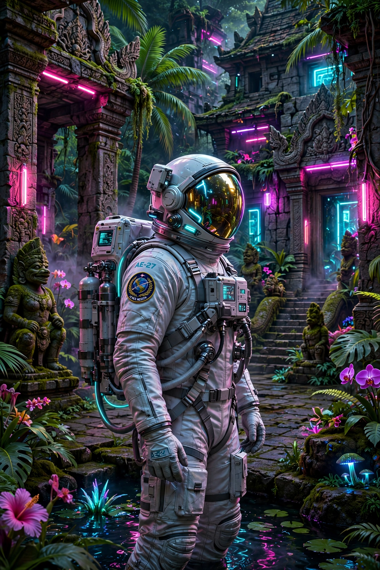 3D Tropical Paradise Render