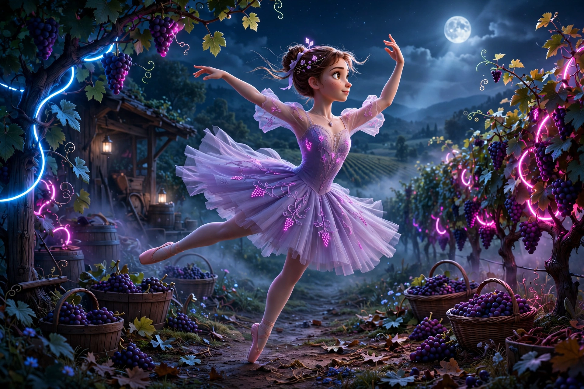 3D Neon Nights Render