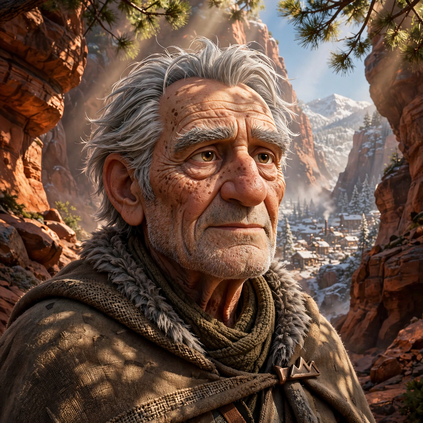 3D Copper Canyon Render