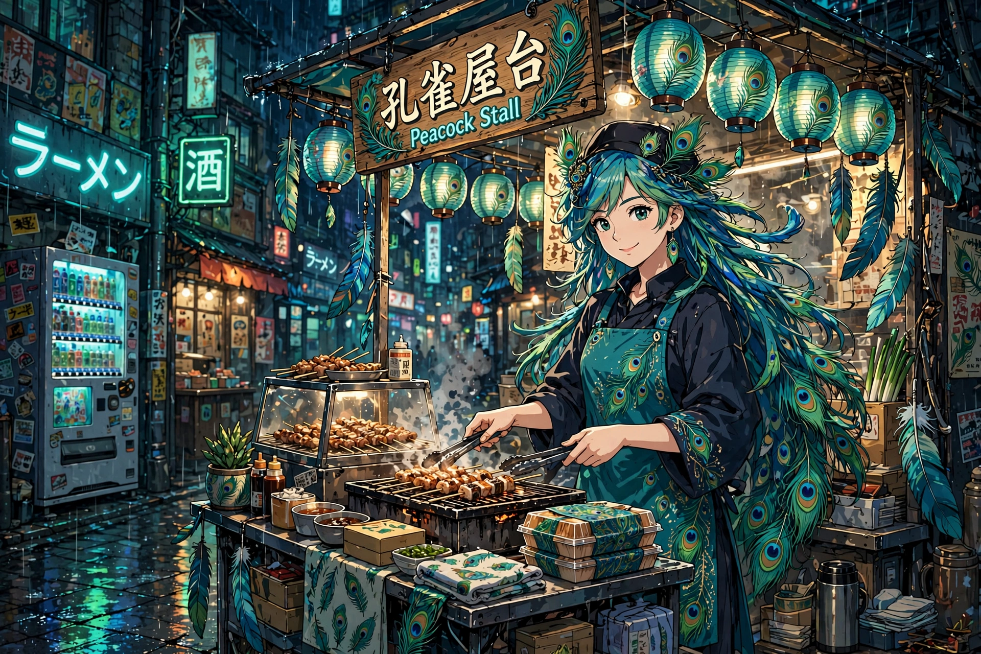Peacock Dance Anime